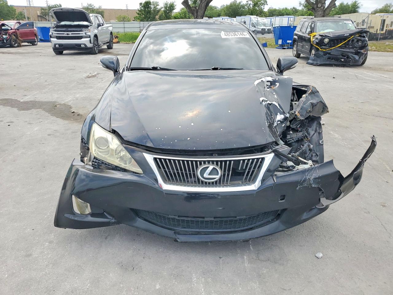2009 Lexus Is 250 Black vin: JTHBK262795095162