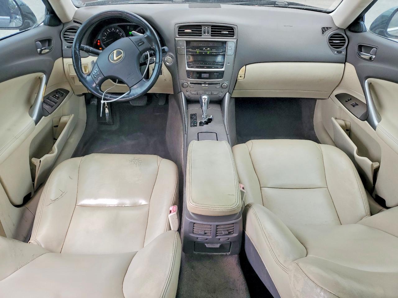 2009 Lexus Is 250 Black vin: JTHBK262795095162