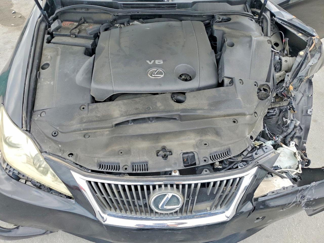 2009 Lexus Is 250 Black vin: JTHBK262795095162
