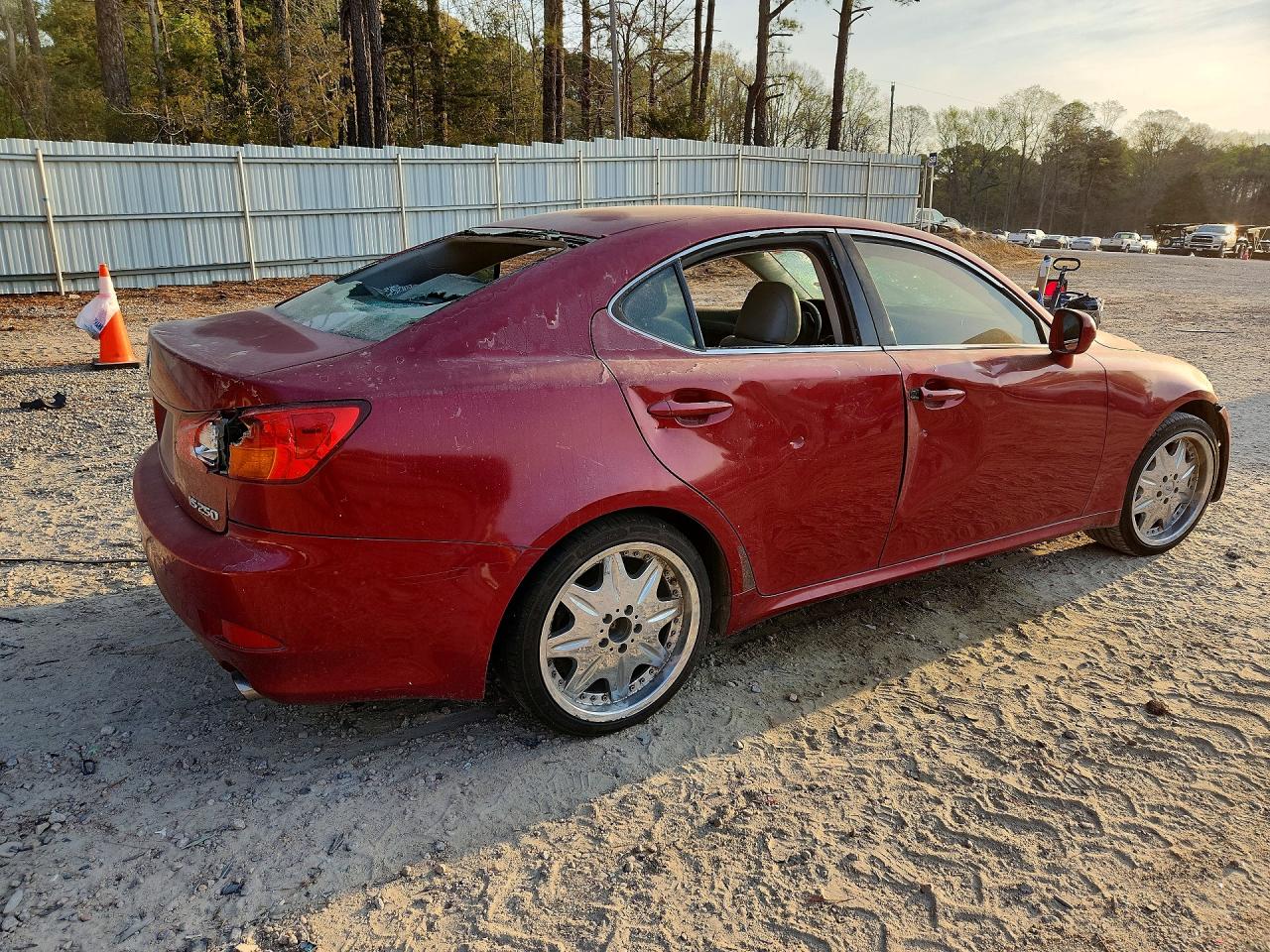 2006 Lexus Is 250 Base Burgundy vin: JTHBK262862001447