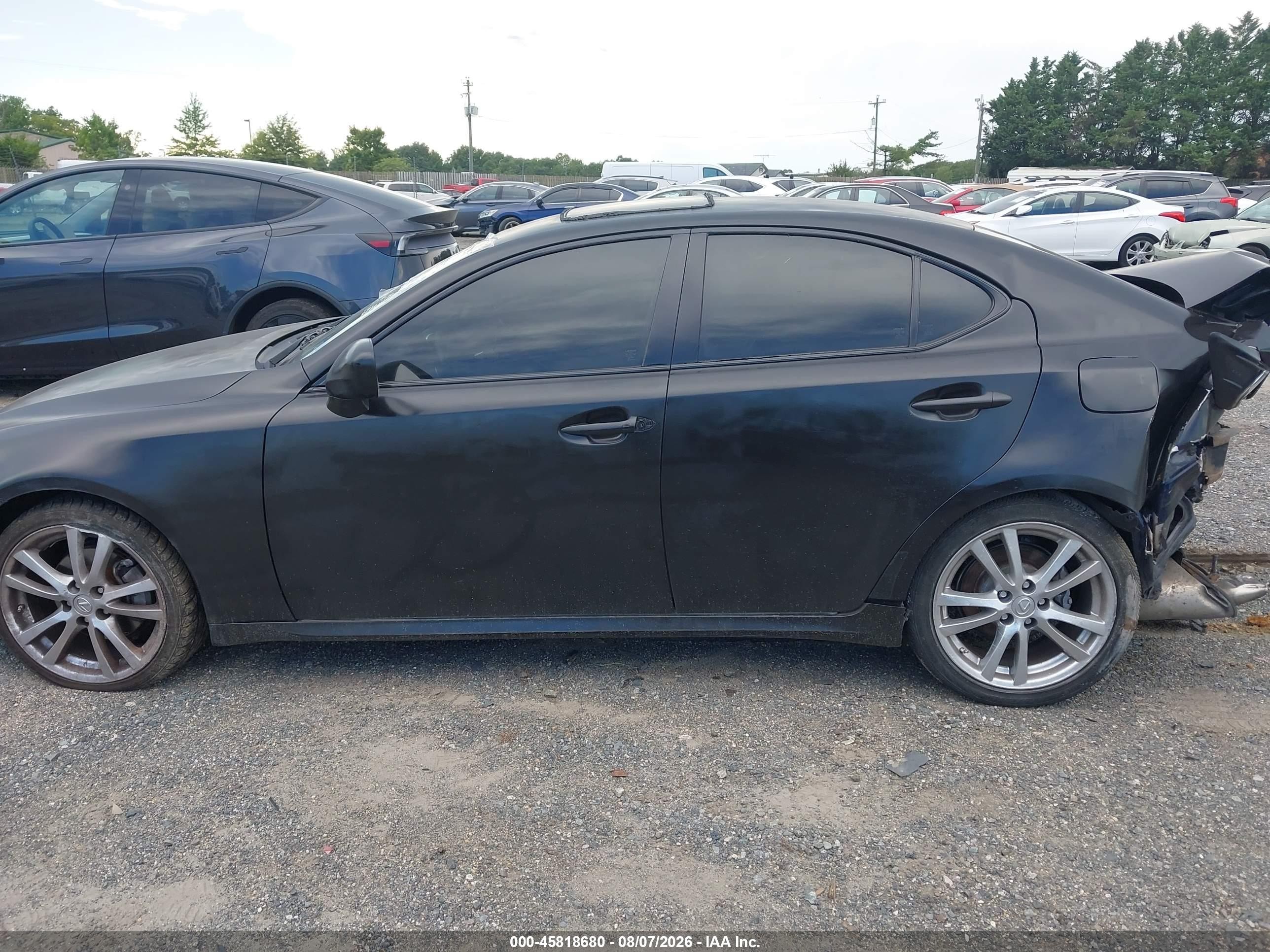 2006 Lexus Is 250   Black vin: JTHBK262865004136