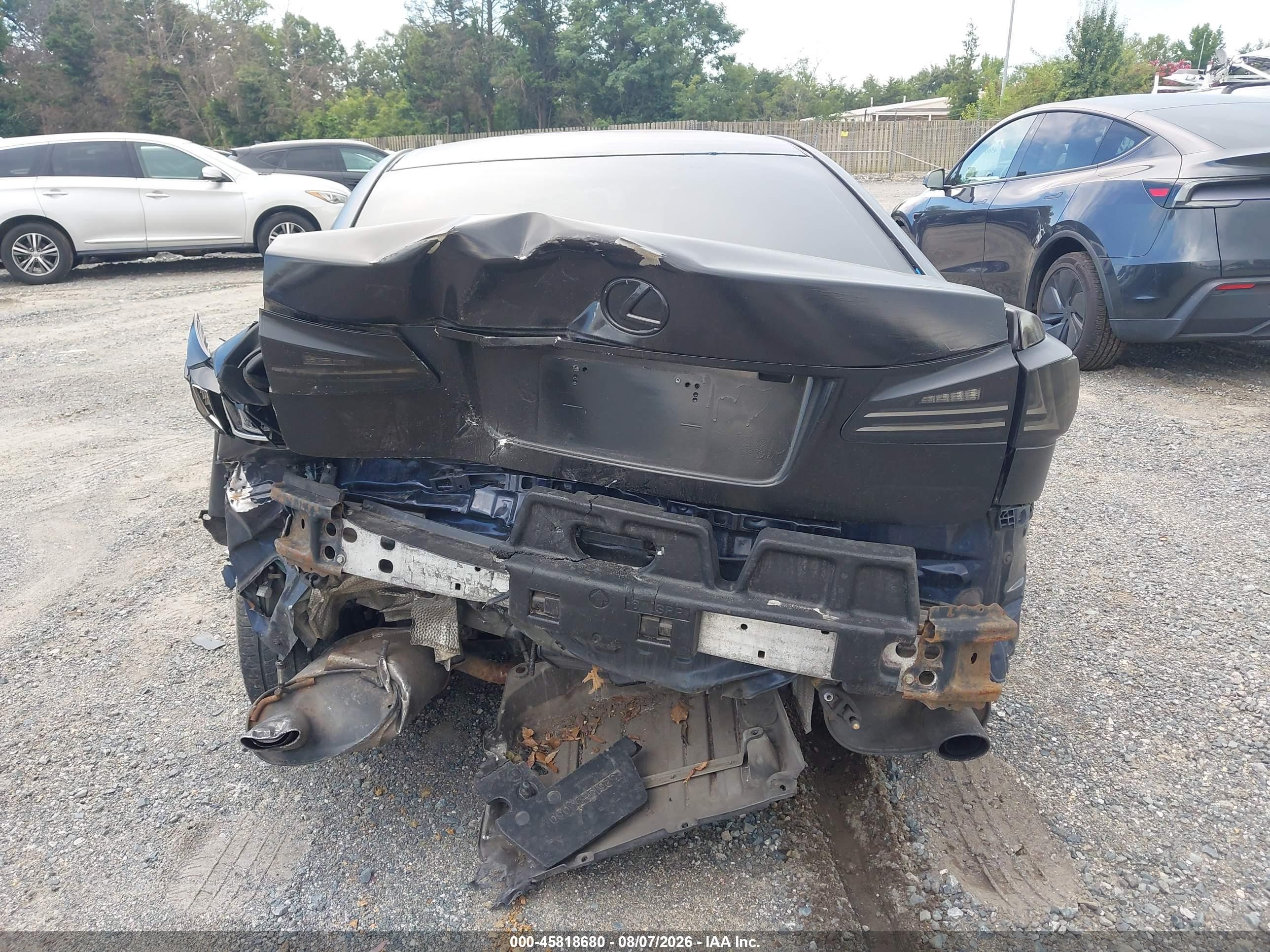 2006 Lexus Is 250   Black vin: JTHBK262865004136