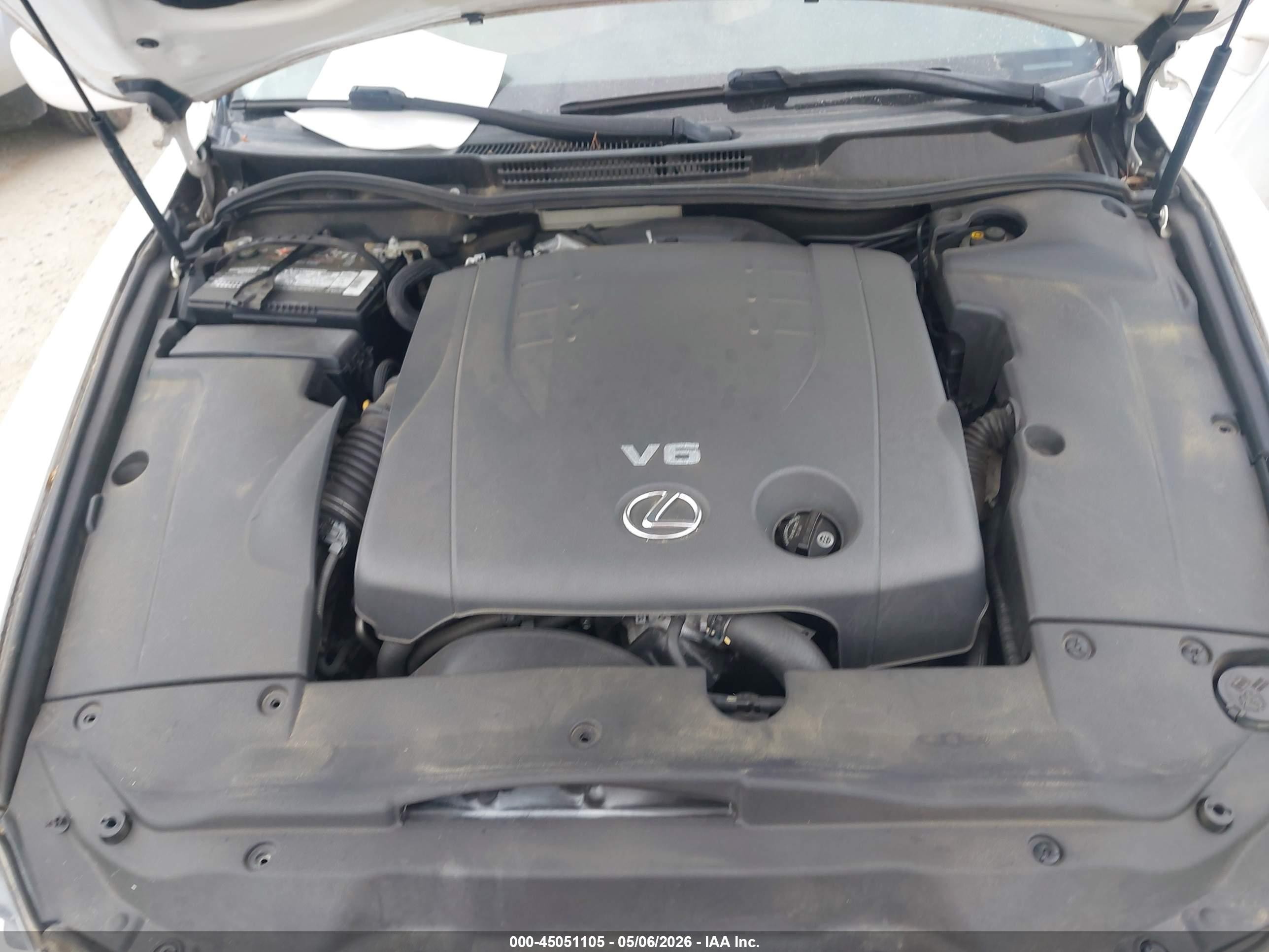 2006 Lexus Is 250 White vin: JTHBK262865014732