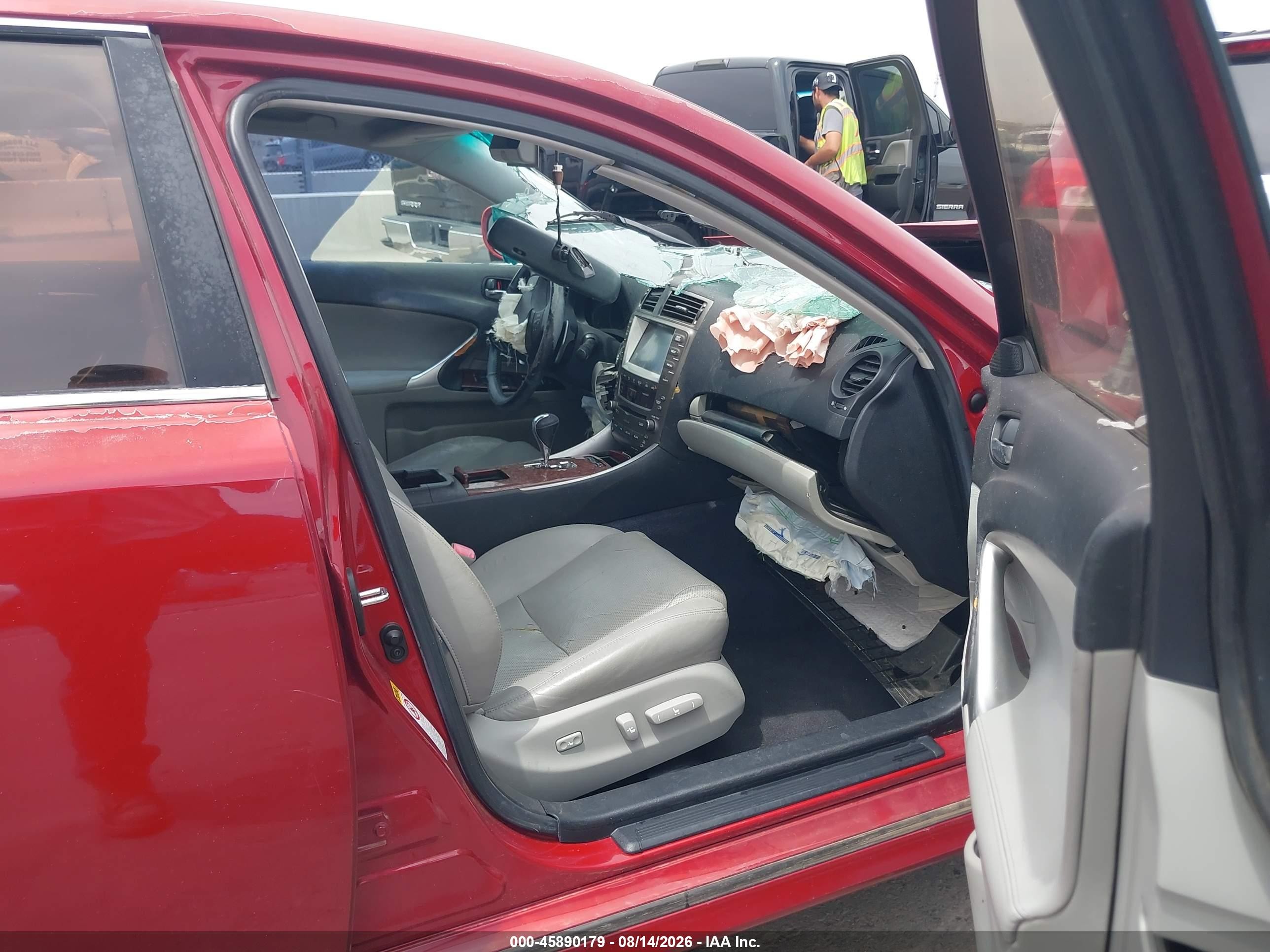 2006 Lexus Is 250   Red vin: JTHBK262865024421