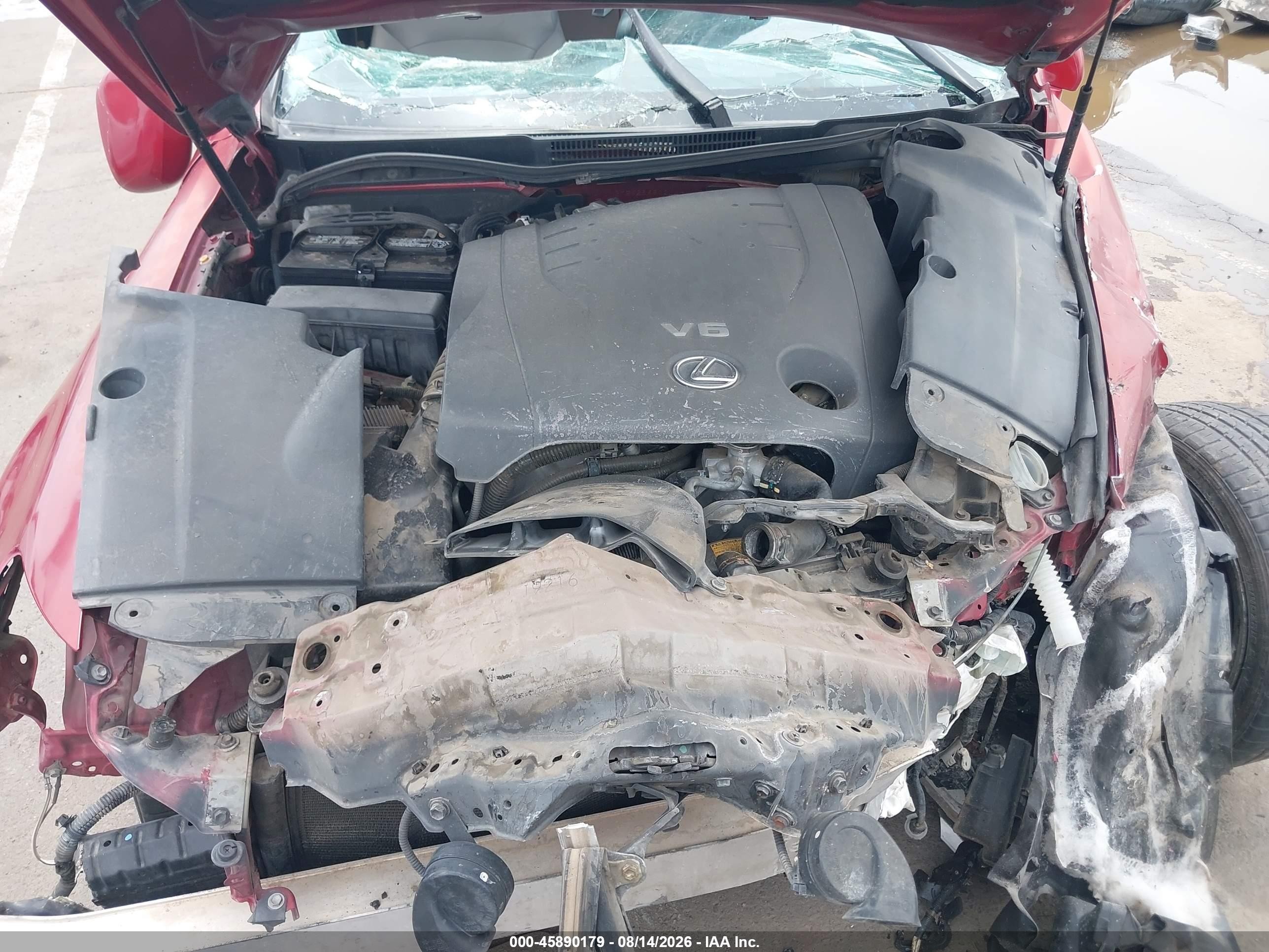 2006 Lexus Is 250   Red vin: JTHBK262865024421
