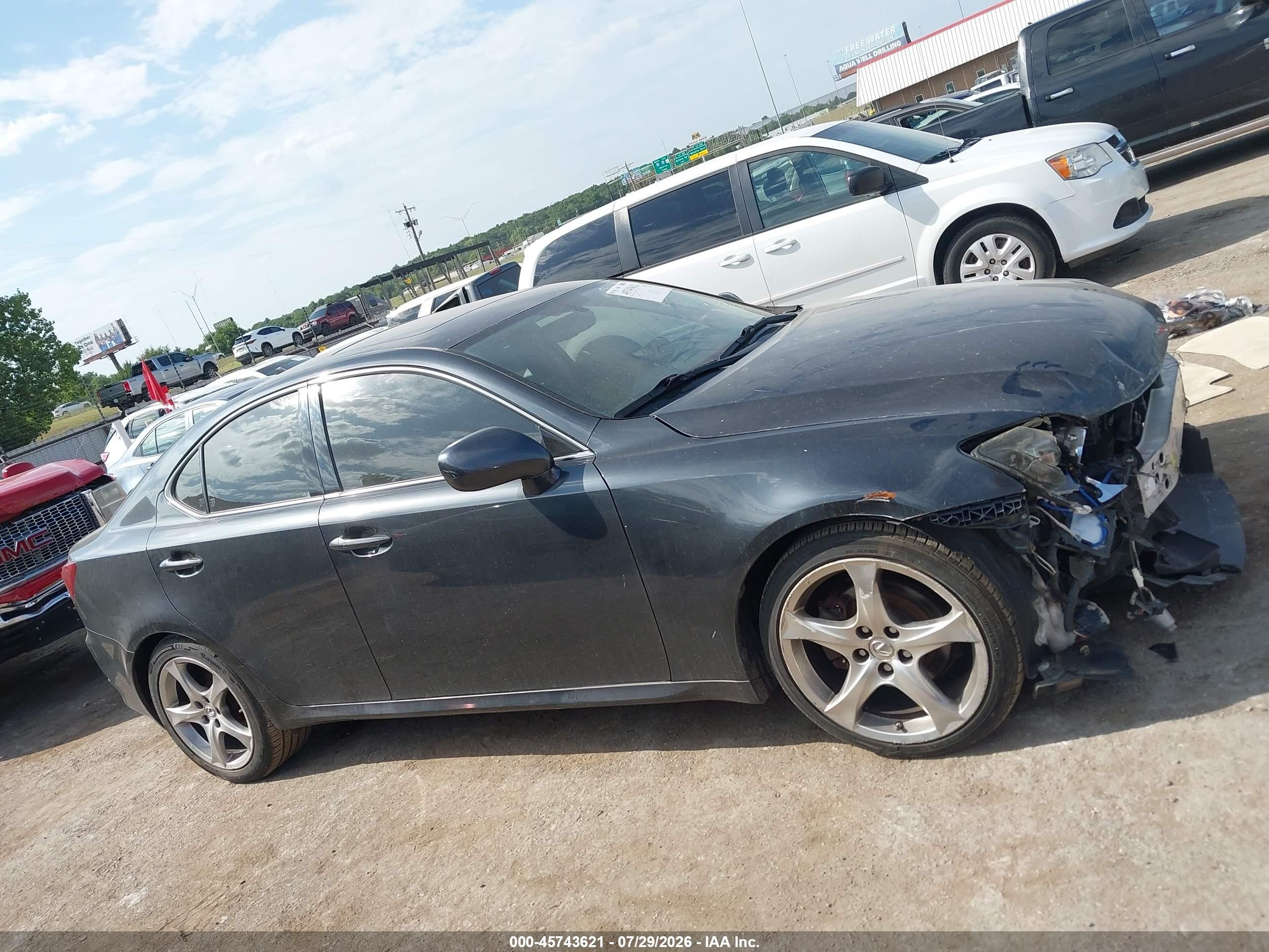 2007 Lexus Is 250   Black vin: JTHBK262872029301