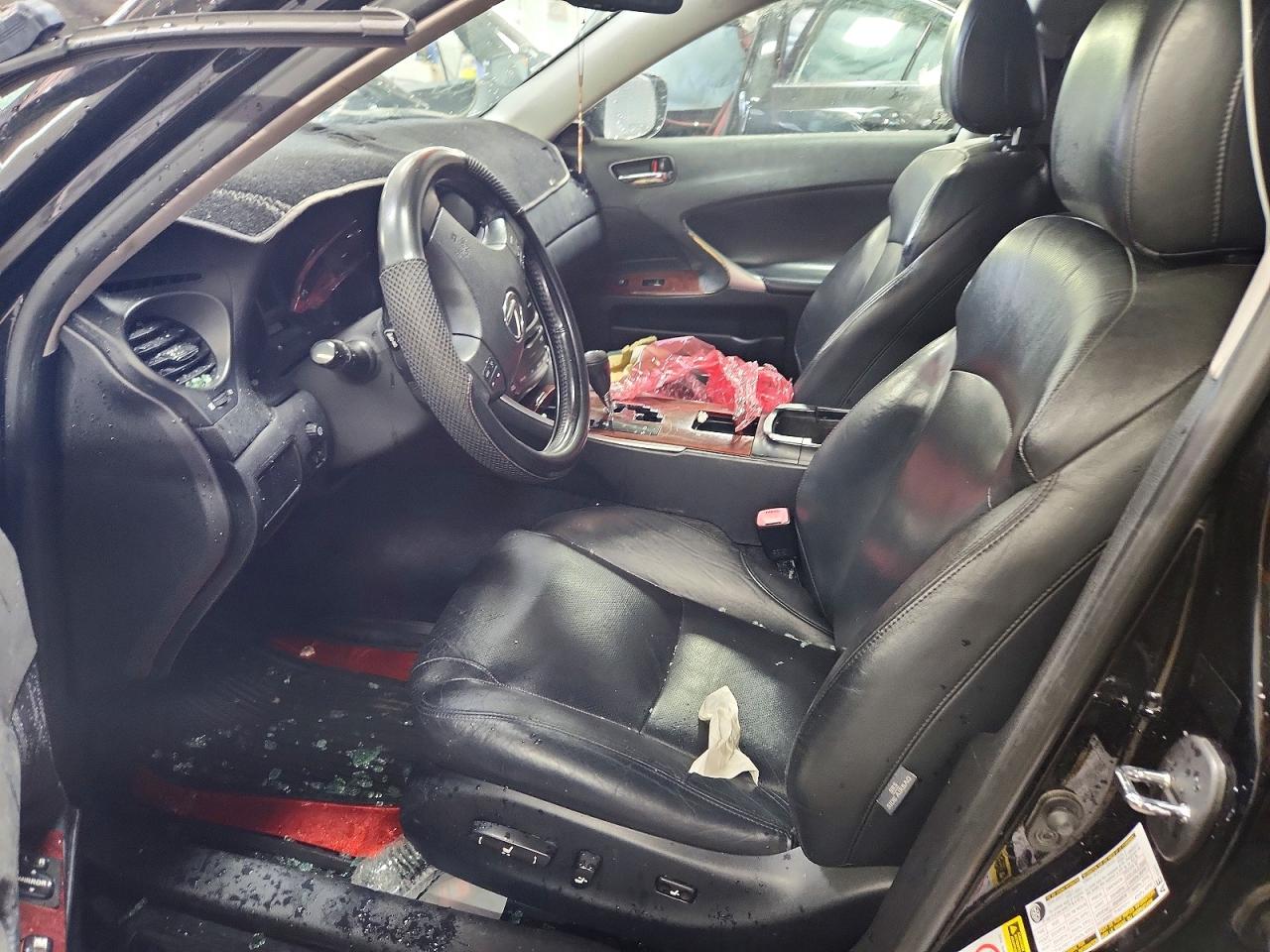 2007 Lexus Is 250 Black vin: JTHBK262872036510