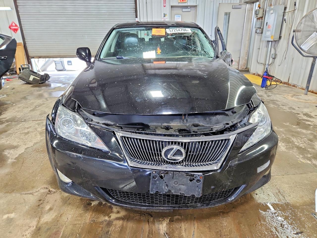 2007 Lexus Is 250 Black vin: JTHBK262872036510