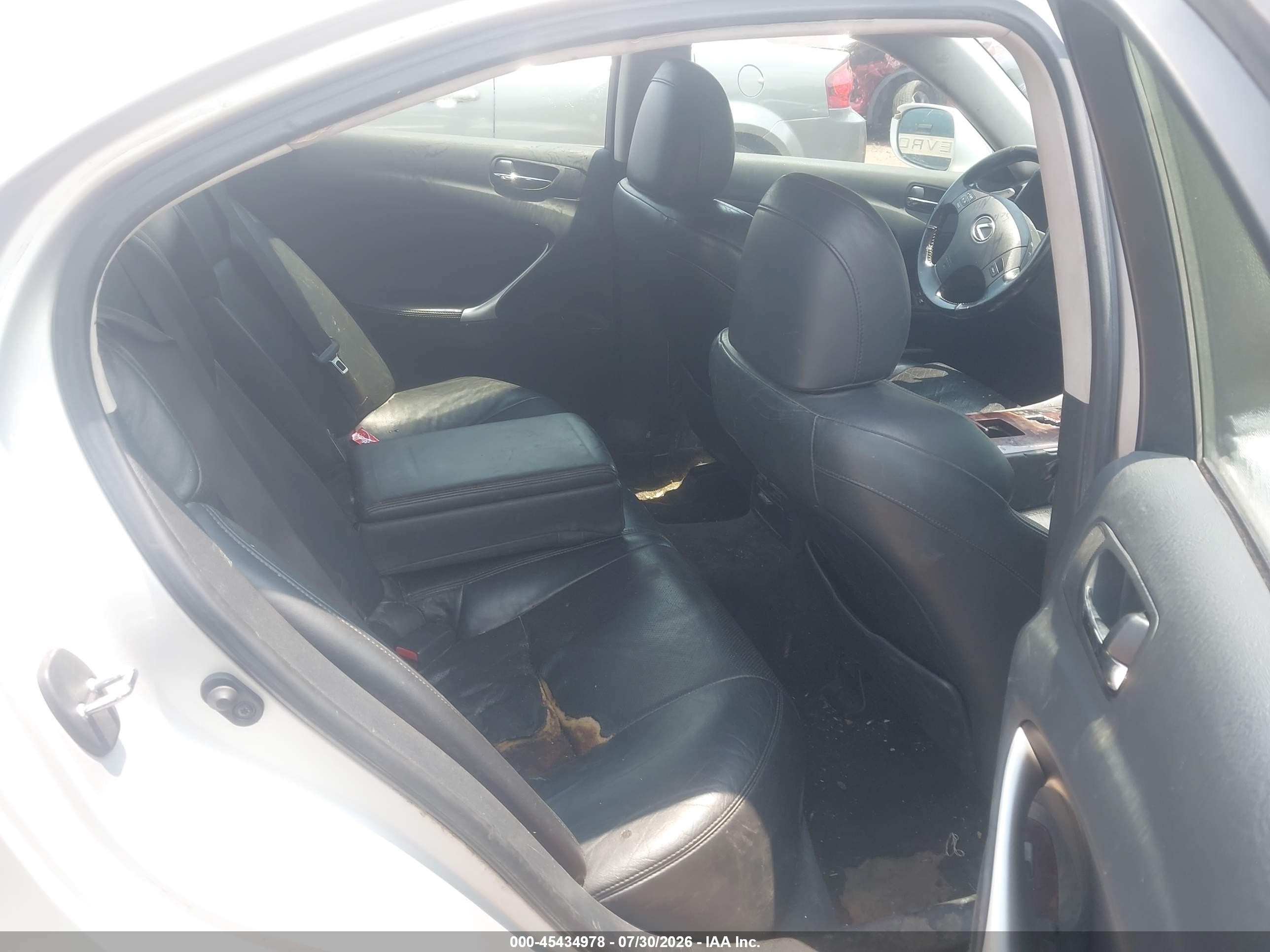 2007 Lexus Is 250   Silver vin: JTHBK262872048642