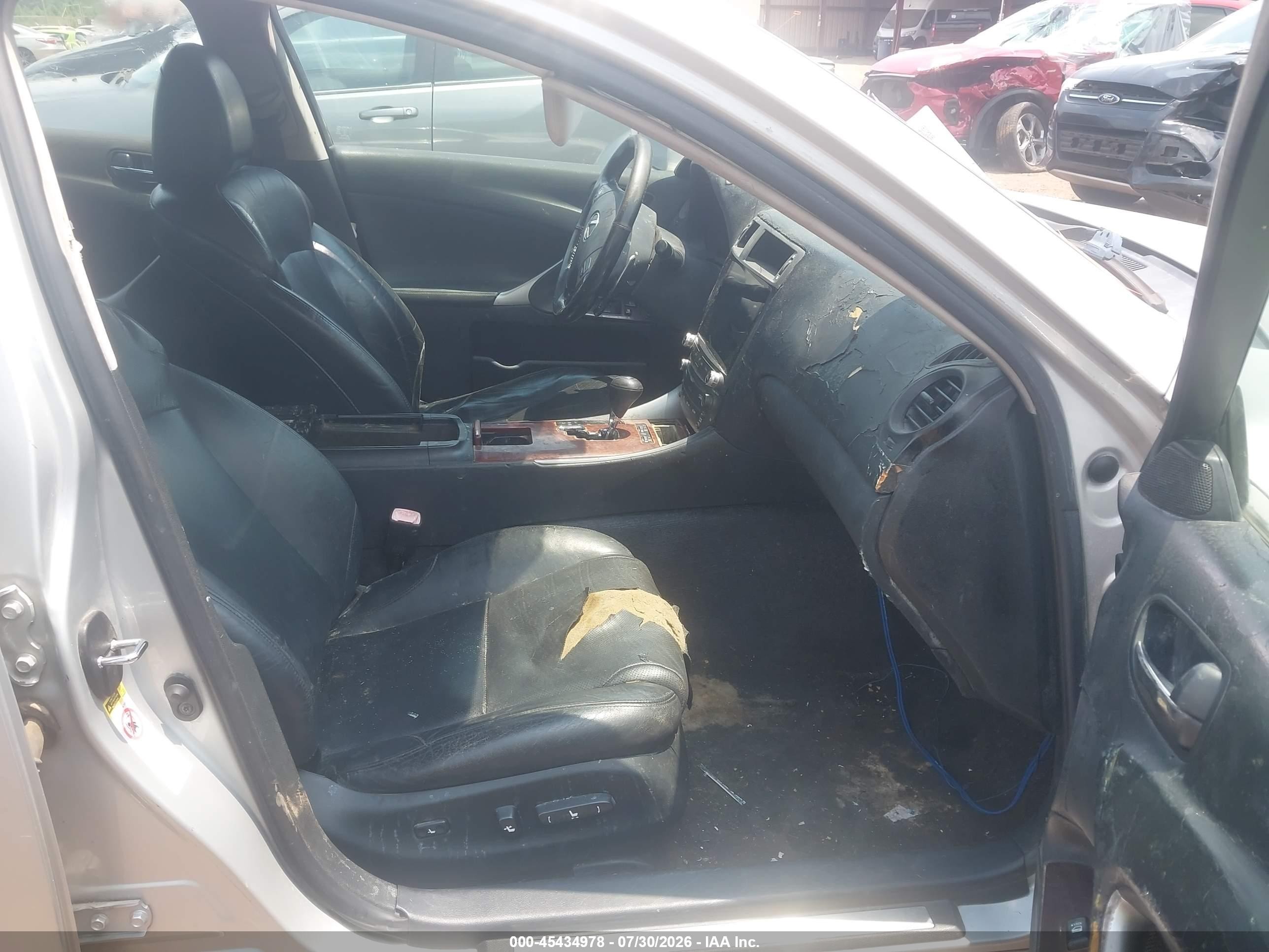 2007 Lexus Is 250   Silver vin: JTHBK262872048642