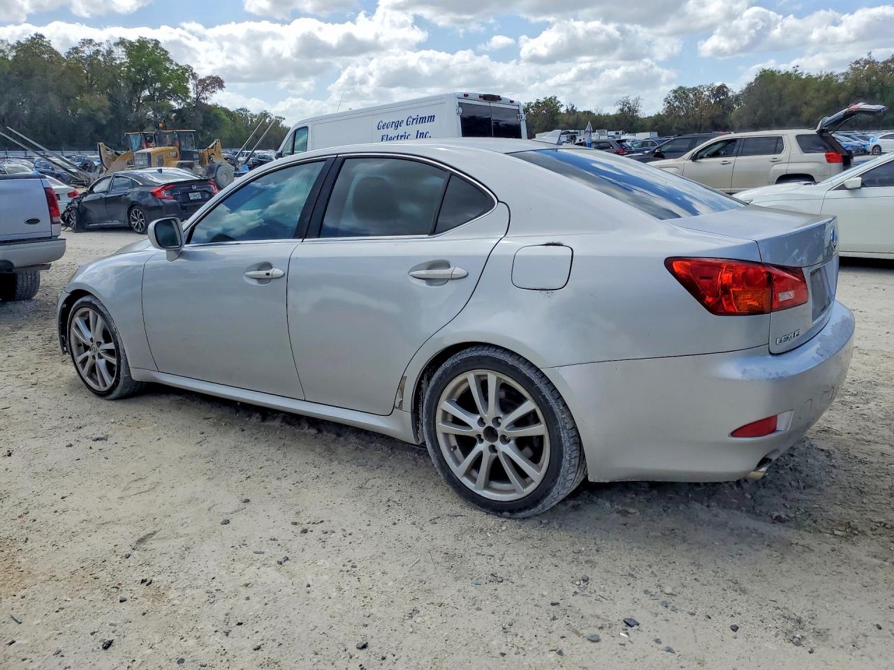 2007 Lexus Is 250 Base Silver vin: JTHBK262872052058