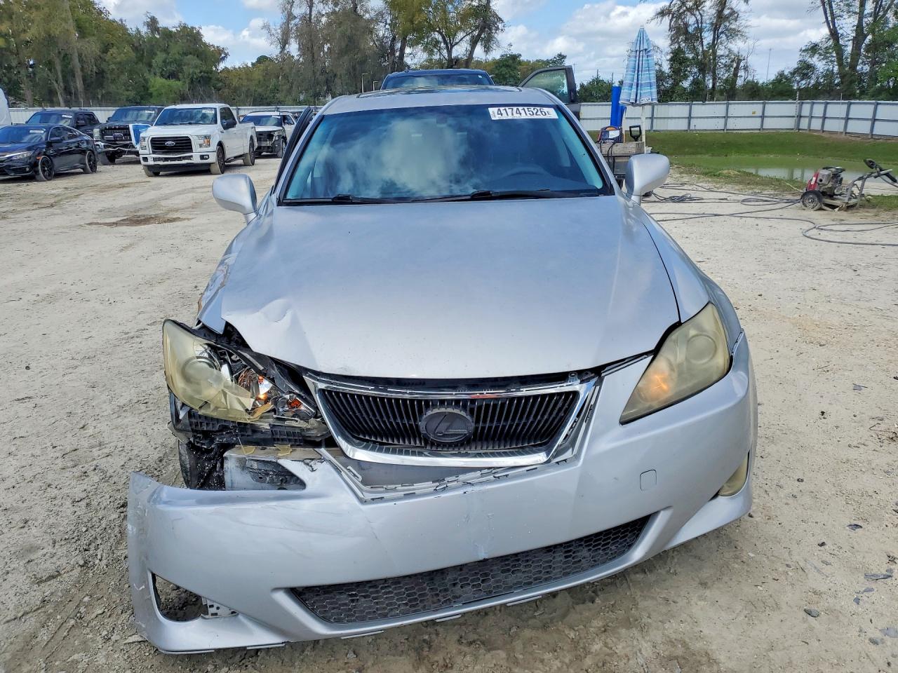 2007 Lexus Is 250 Base Silver vin: JTHBK262872052058