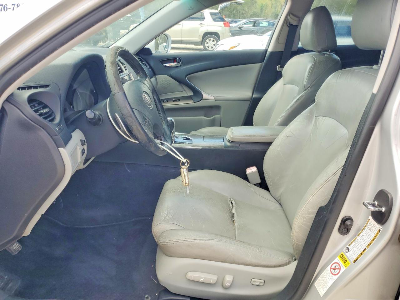 2007 Lexus Is 250 Base Silver vin: JTHBK262872052058