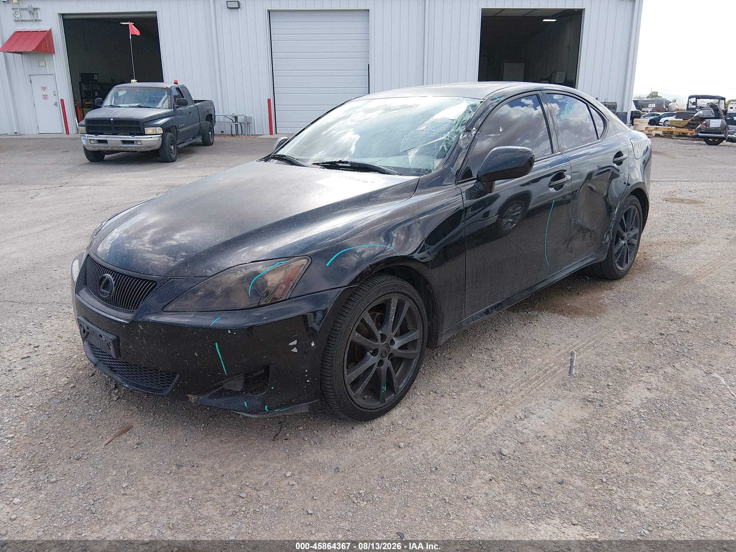 2007 Lexus Is 250   Black vin: JTHBK262872053811