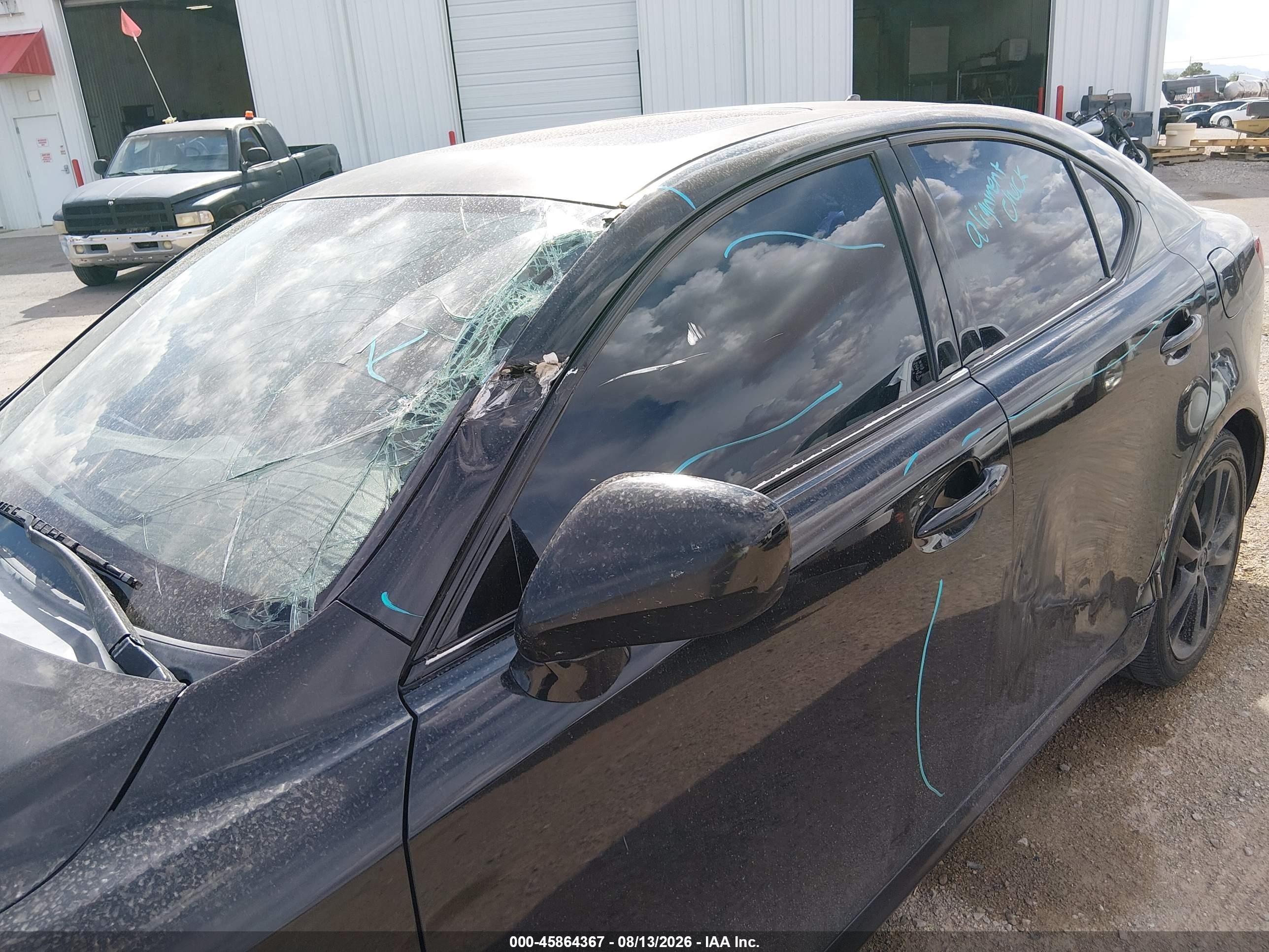 2007 Lexus Is 250   Black vin: JTHBK262872053811