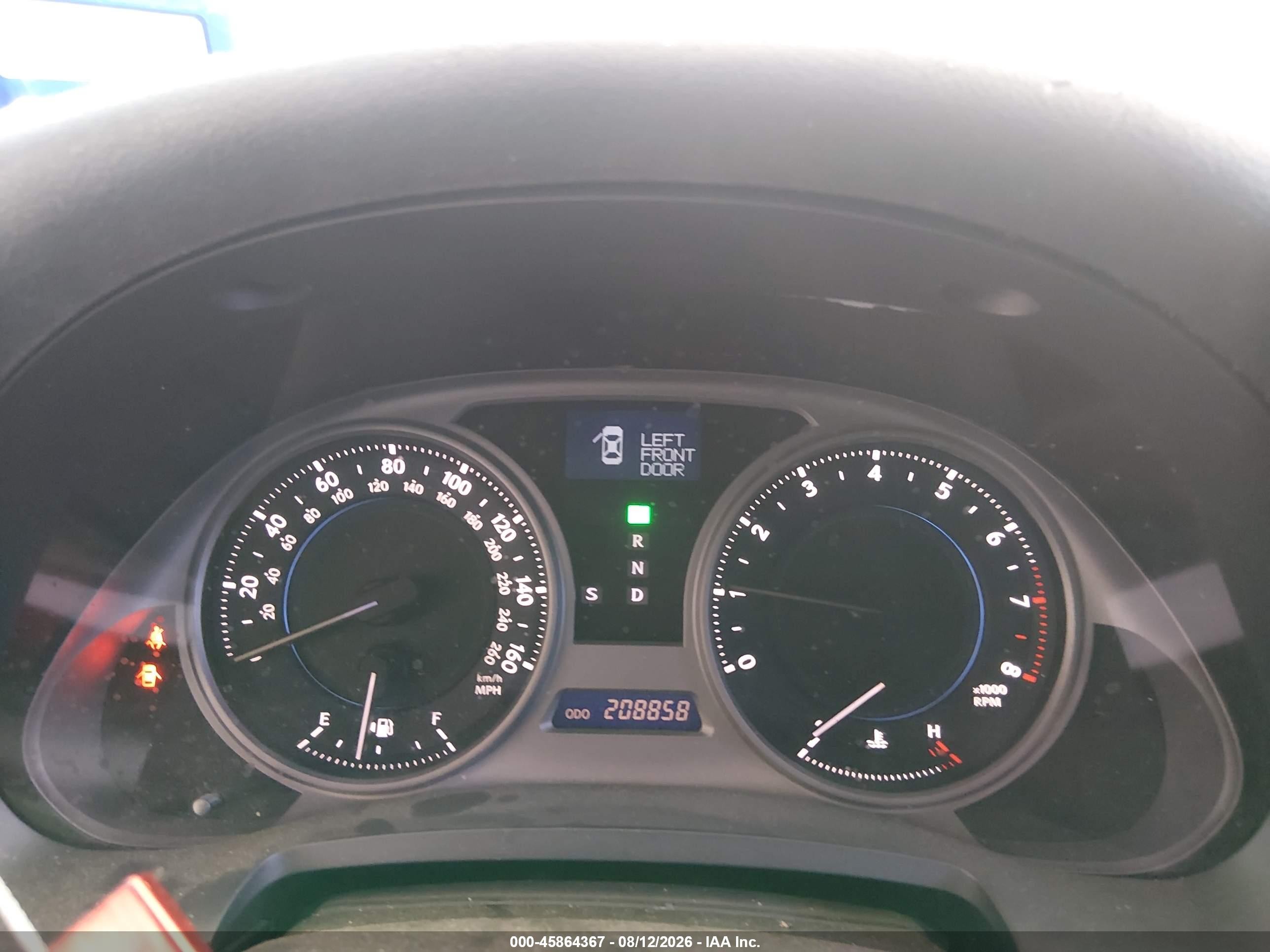 2007 Lexus Is 250   Black vin: JTHBK262872053811