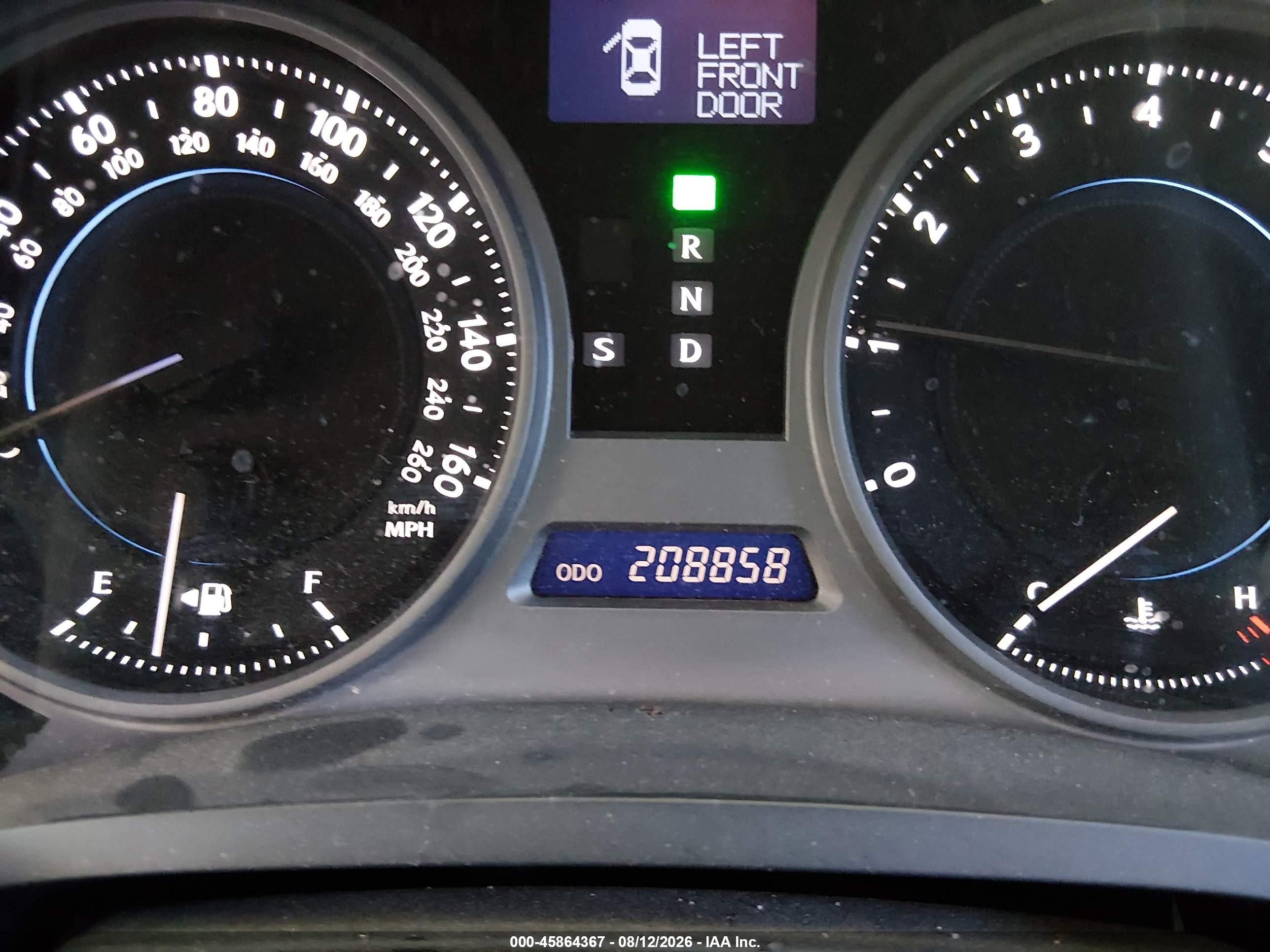 2007 Lexus Is 250   Black vin: JTHBK262872053811