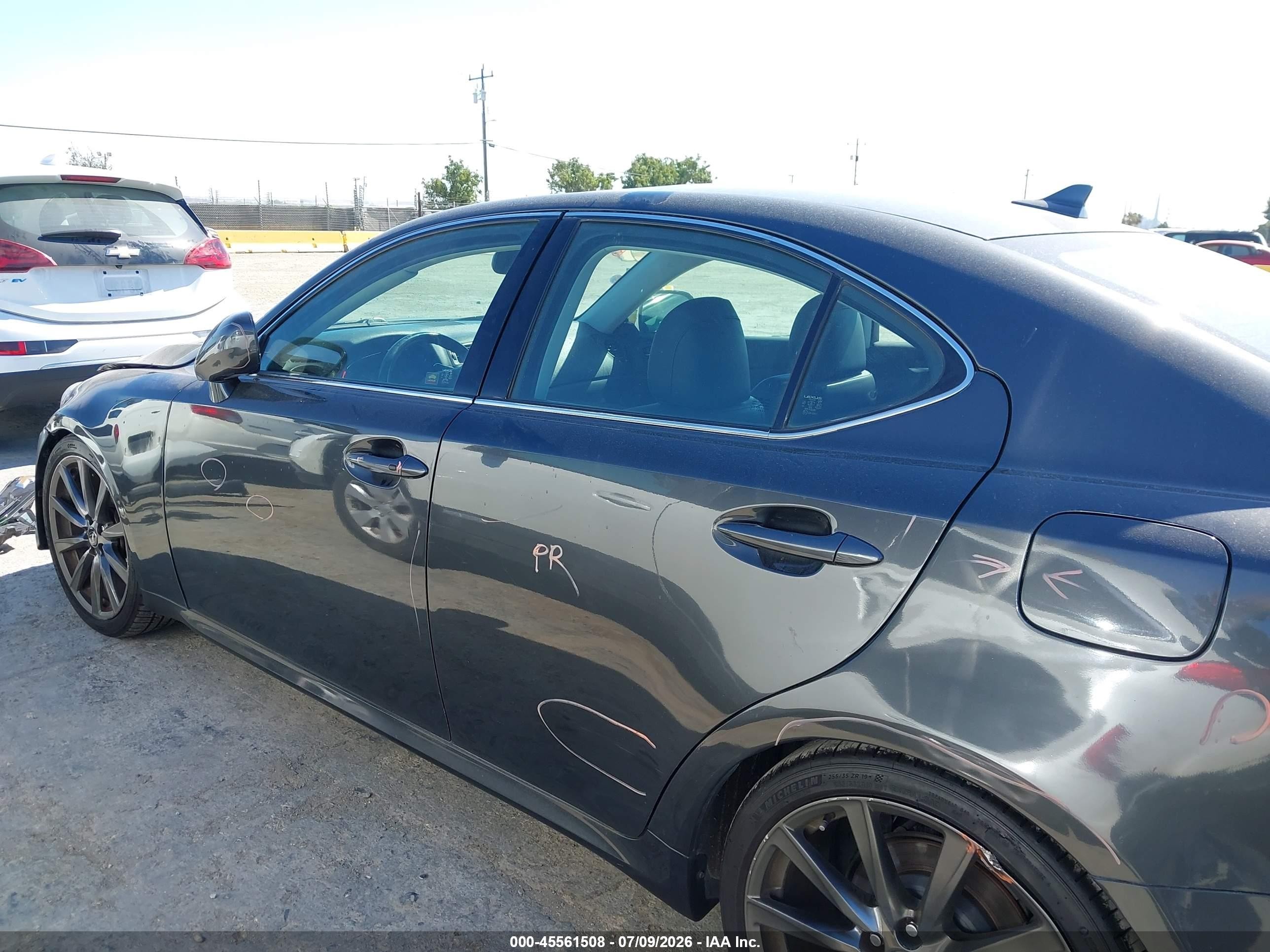 2007 Lexus Is 250   Gray vin: JTHBK262875027904