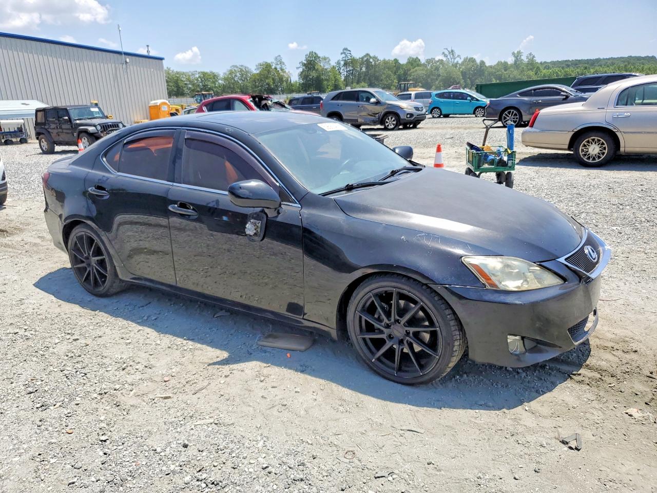 2007 Lexus Is 250 Black vin: JTHBK262875027966