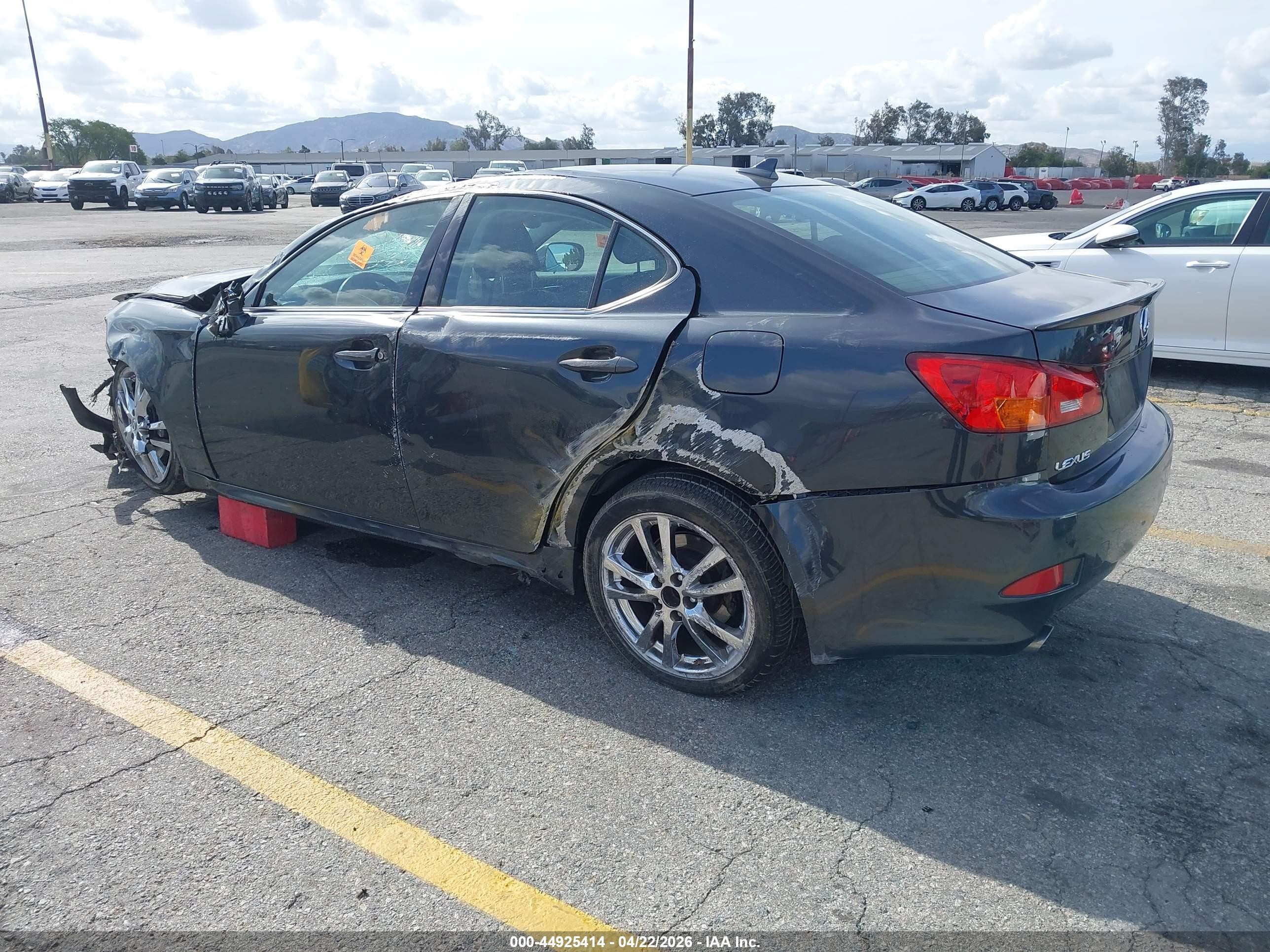 2007 Lexus Is 250   Black vin: JTHBK262875033153