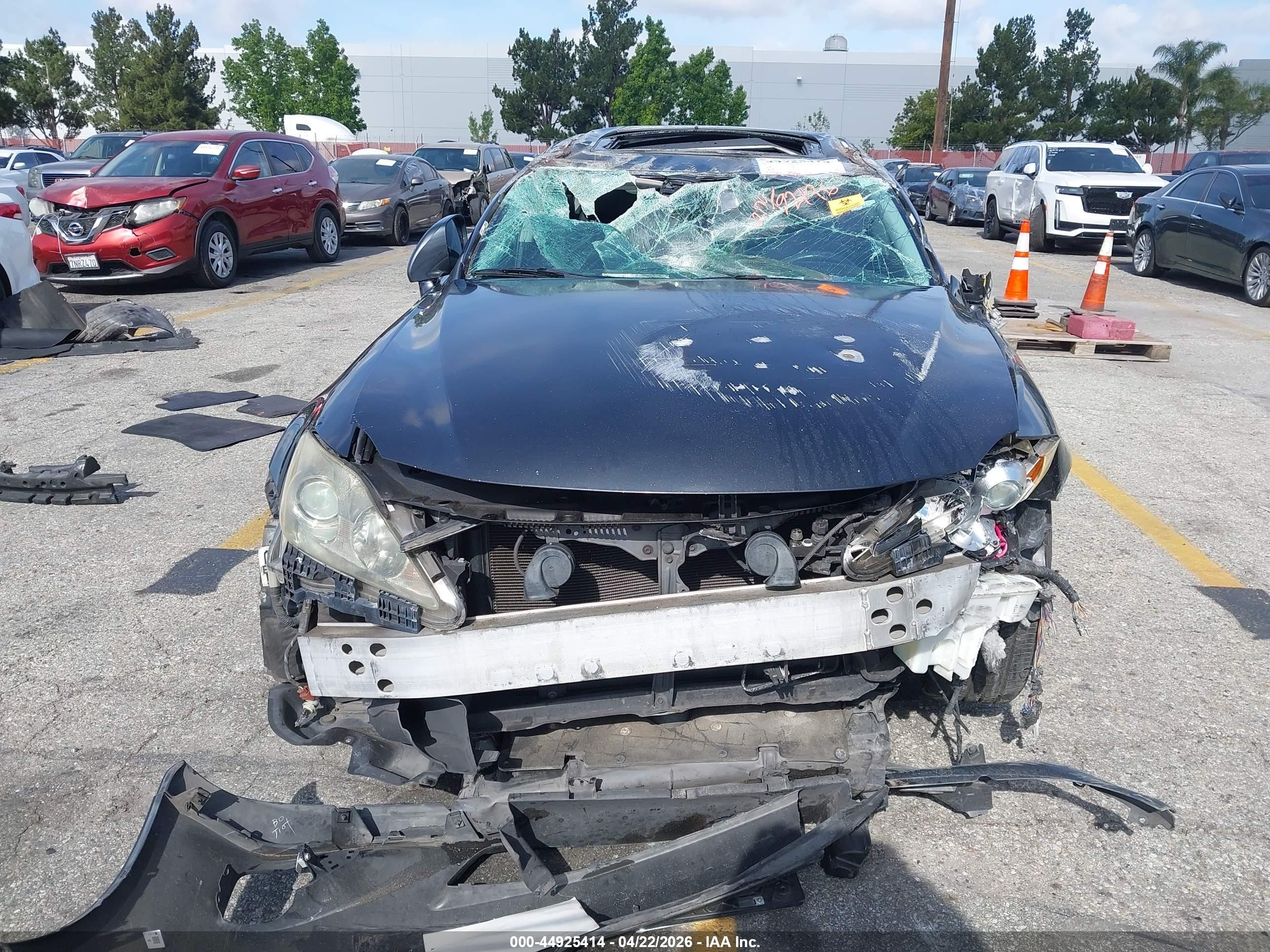 2007 Lexus Is 250   Black vin: JTHBK262875033153