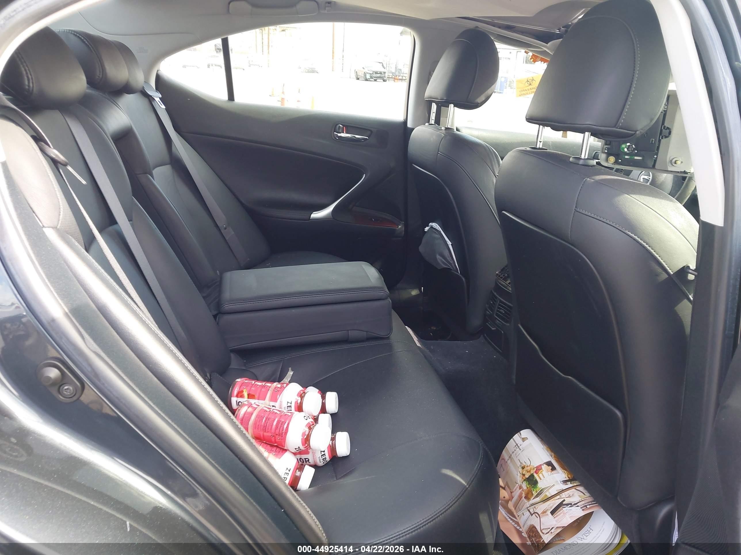 2007 Lexus Is 250   Black vin: JTHBK262875033153