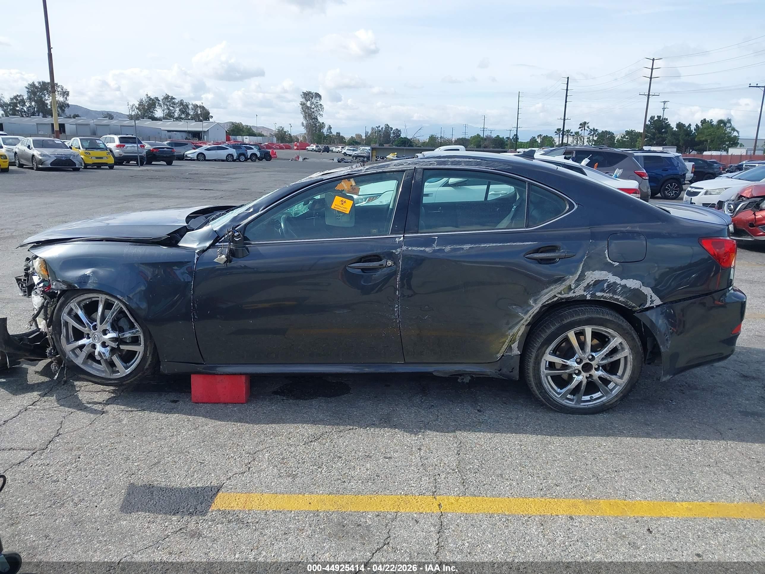 2007 Lexus Is 250   Black vin: JTHBK262875033153