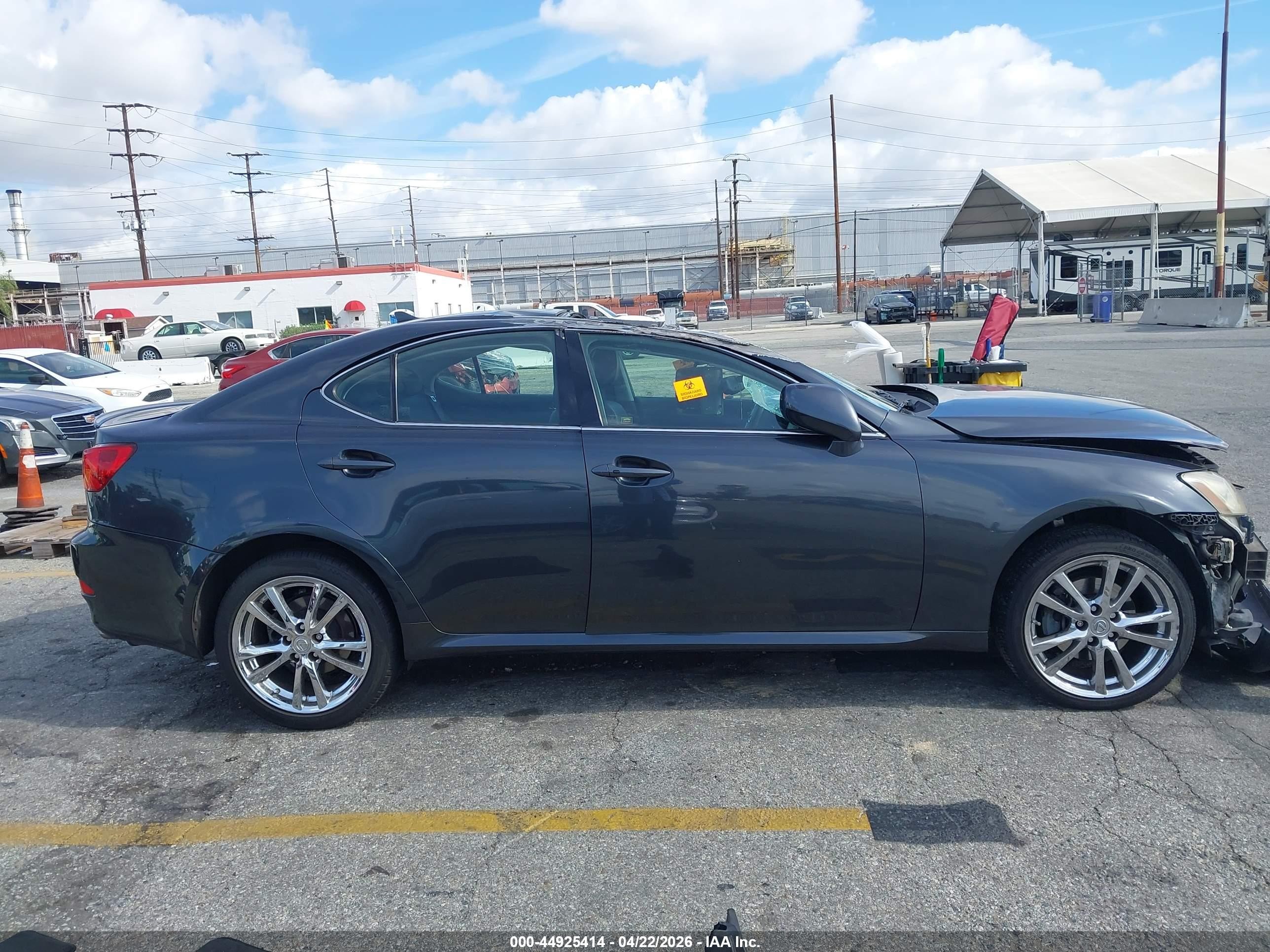 2007 Lexus Is 250   Black vin: JTHBK262875033153