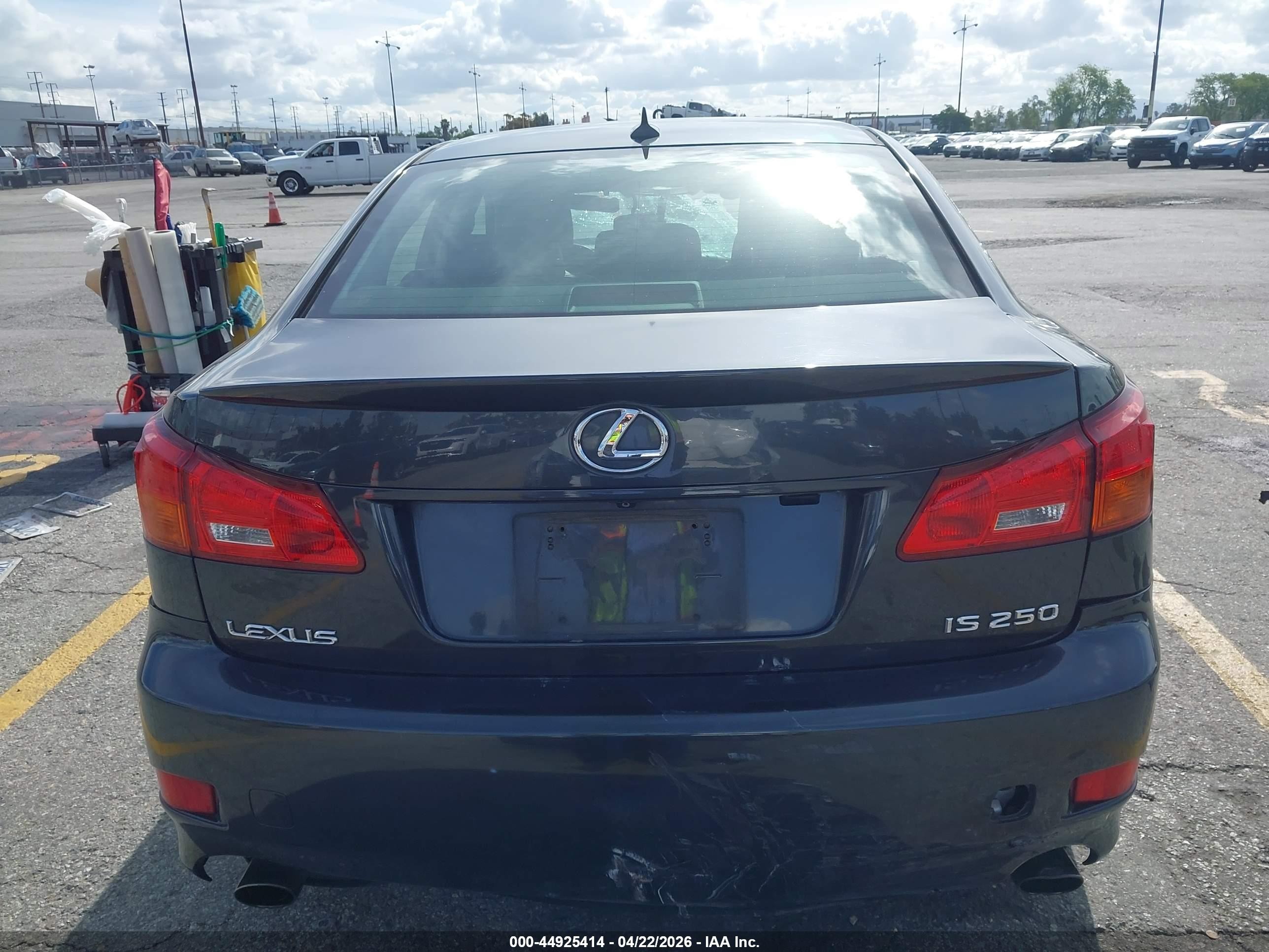 2007 Lexus Is 250   Black vin: JTHBK262875033153