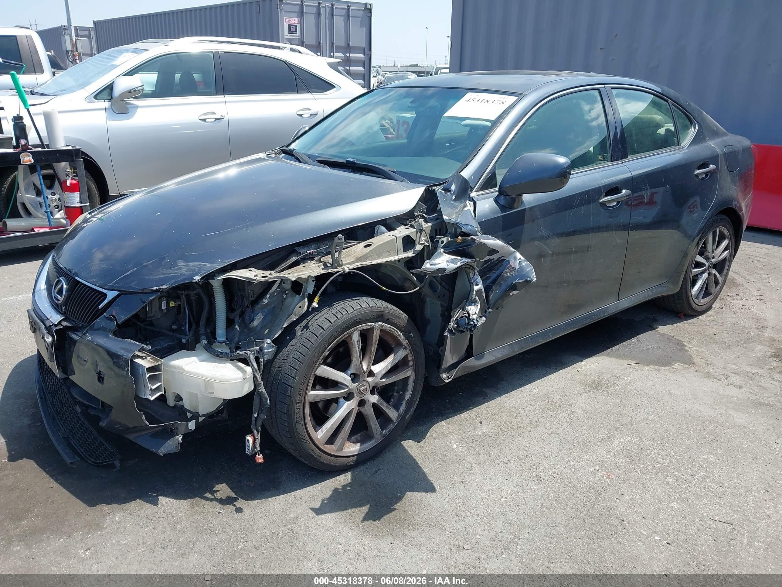 2007 Lexus Is 250   Dark Blue vin: JTHBK262875036277