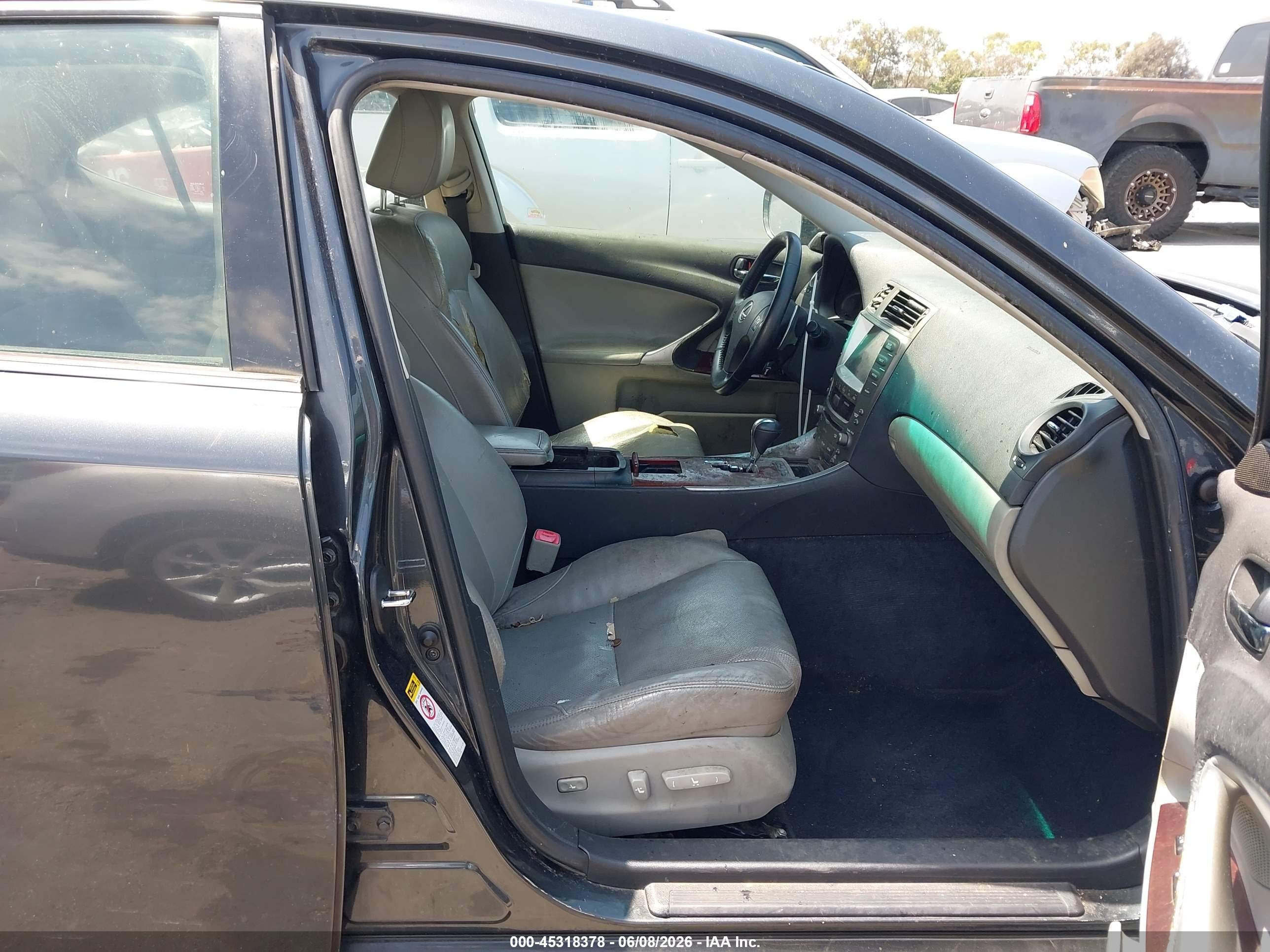 2007 Lexus Is 250   Dark Blue vin: JTHBK262875036277