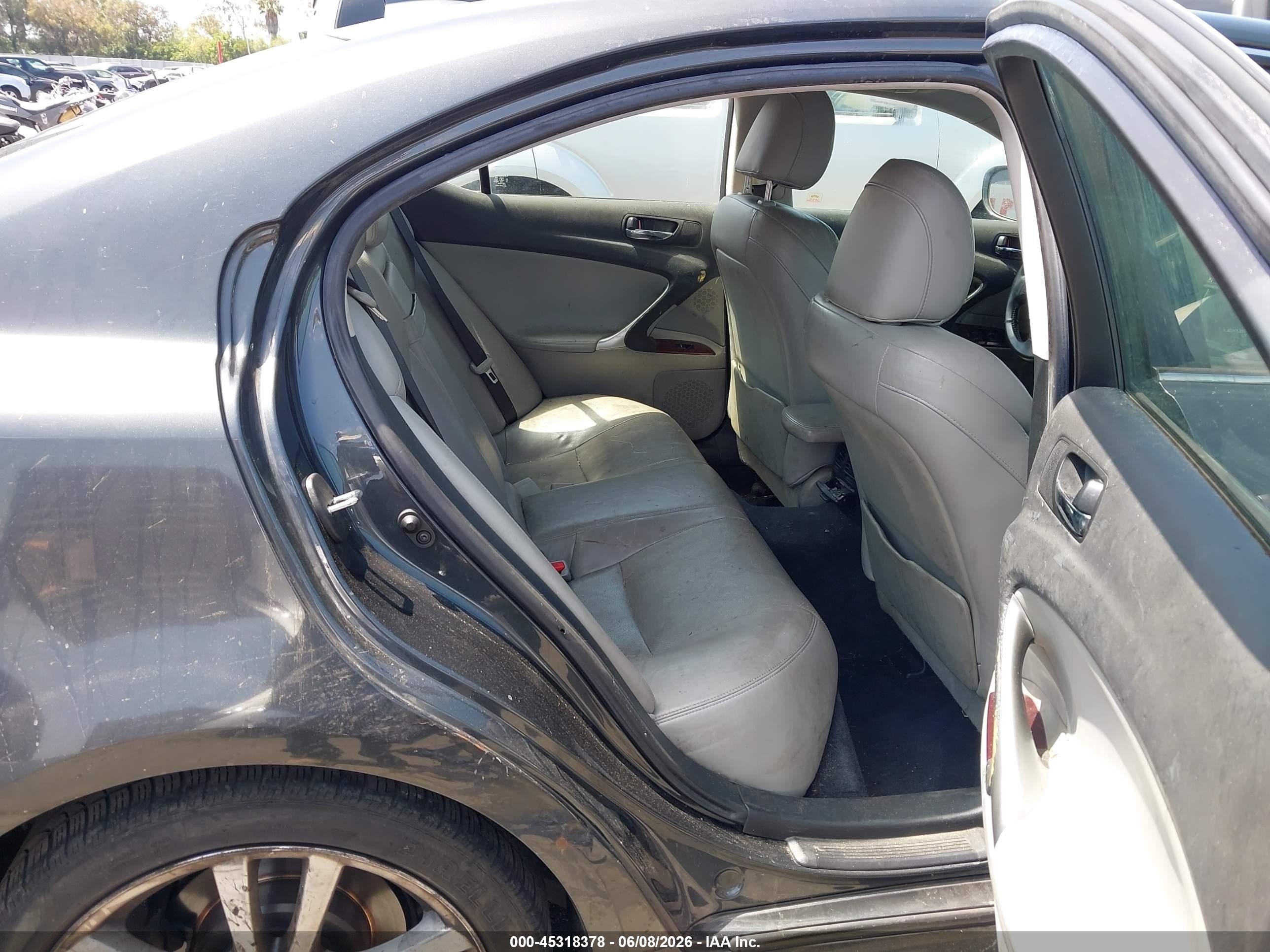 2007 Lexus Is 250   Dark Blue vin: JTHBK262875036277