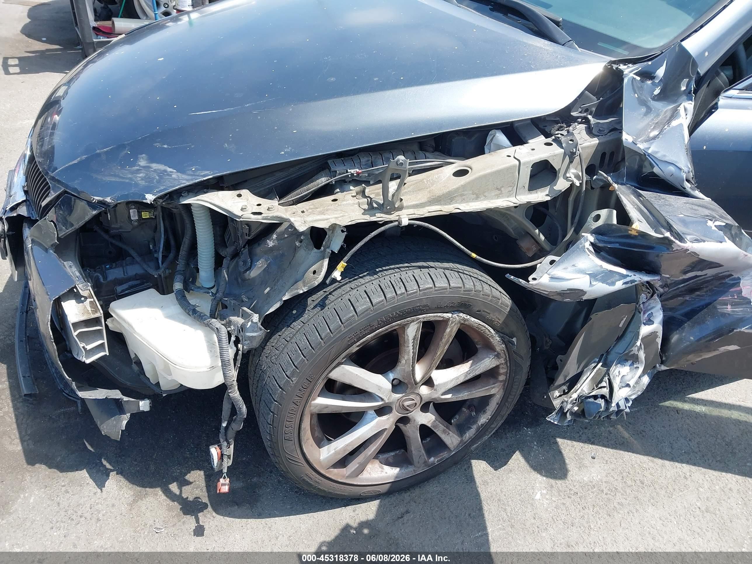 2007 Lexus Is 250   Dark Blue vin: JTHBK262875036277