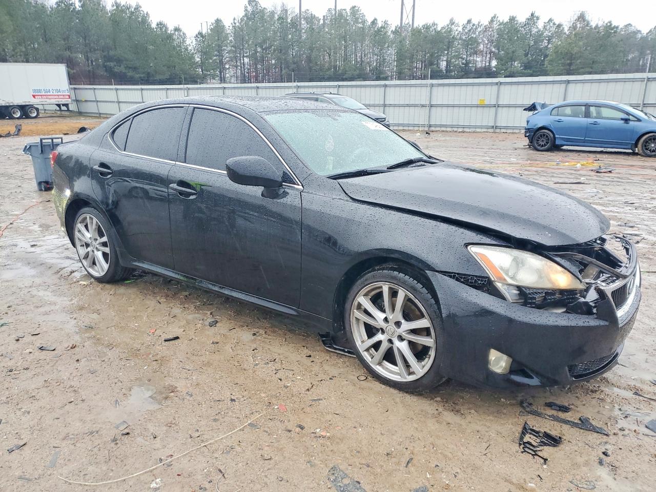 2007 Lexus Is 250 Black vin: JTHBK262875038370