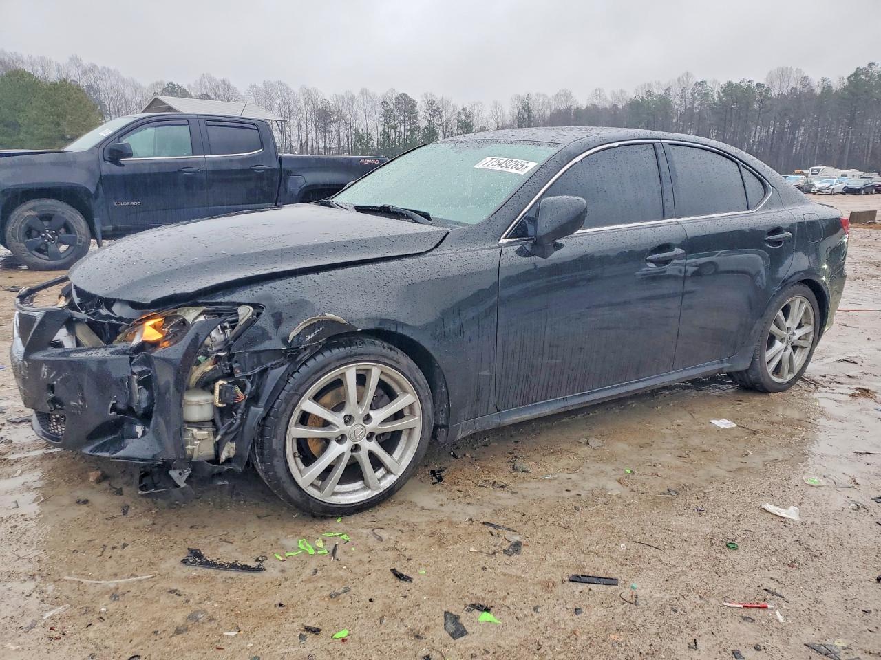 2007 Lexus Is 250 Black vin: JTHBK262875038370