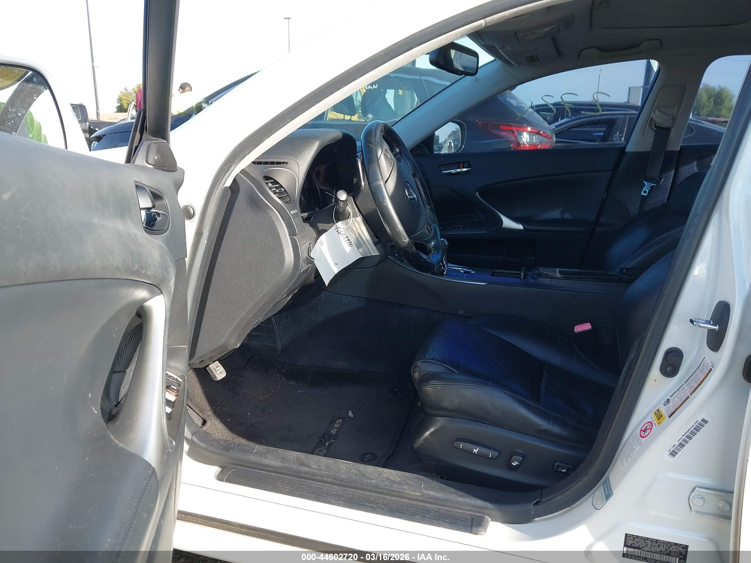 2008 Lexus Is 250 Белый vin: JTHBK262882065538