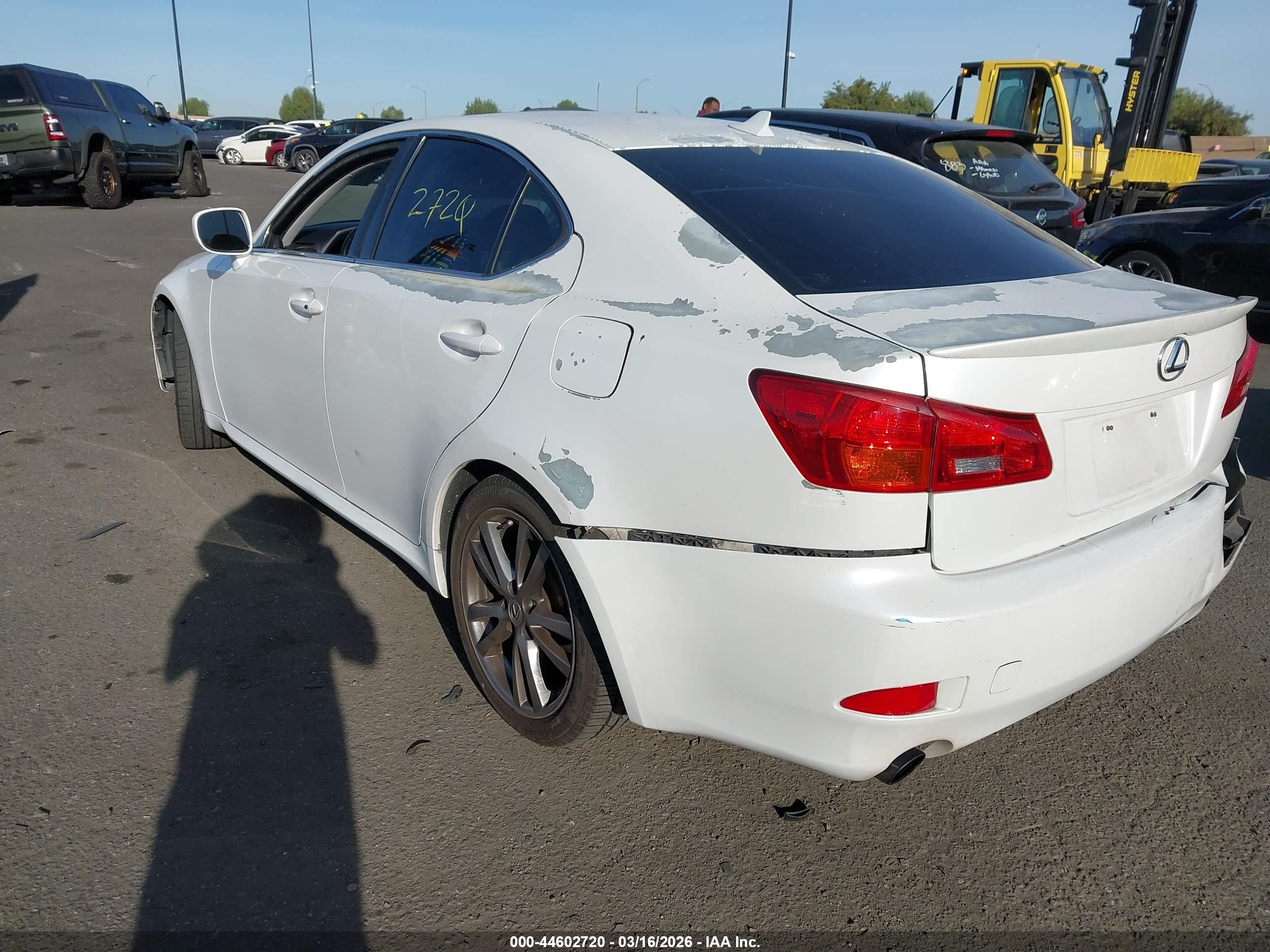 2008 Lexus Is 250 Белый vin: JTHBK262882065538
