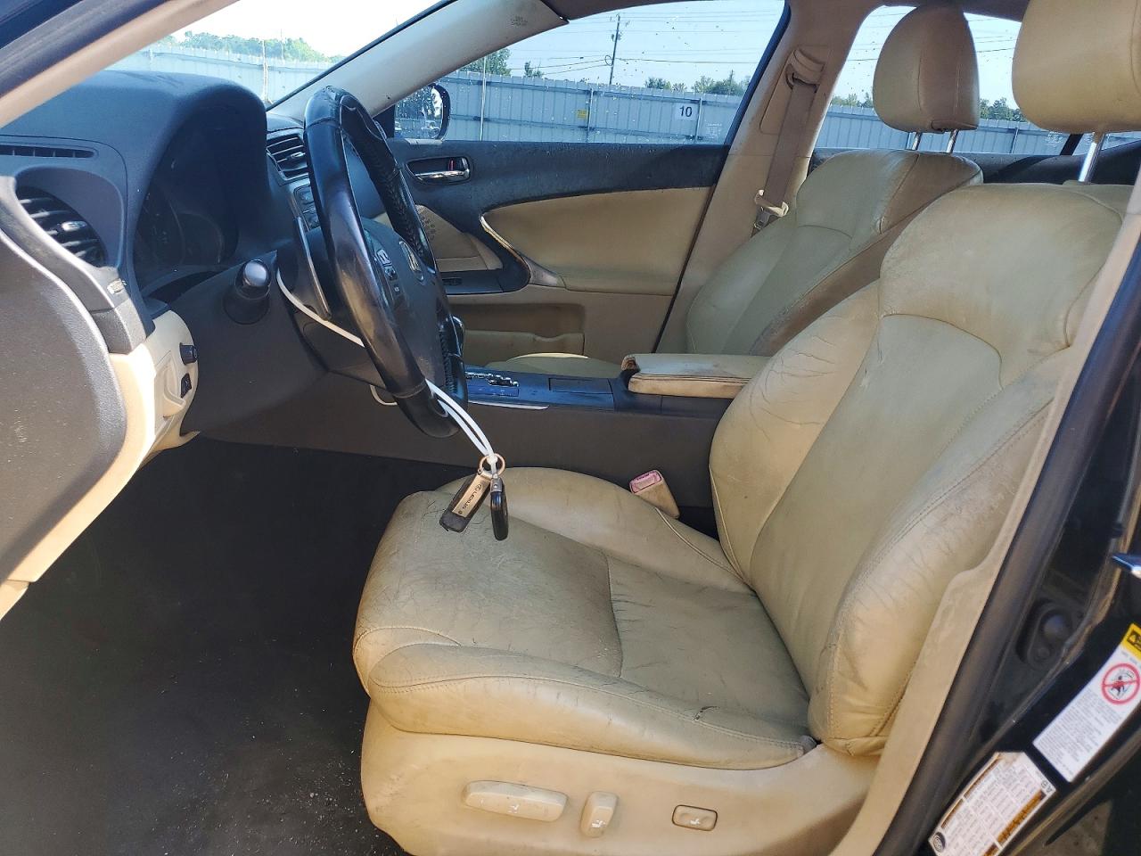 2008 Lexus Is 250 Black vin: JTHBK262885060905
