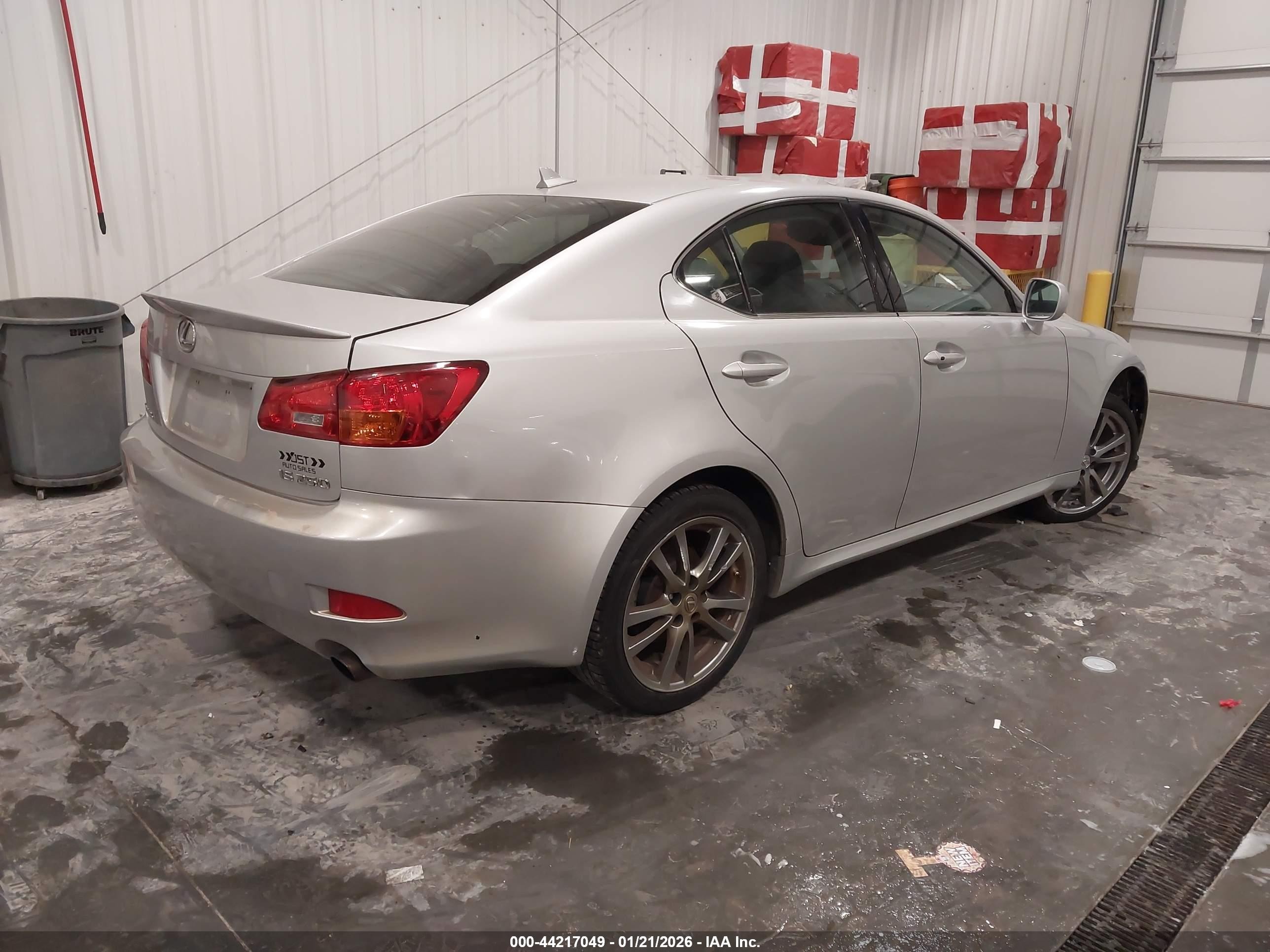 2008 Lexus Is 250   Silver vin: JTHBK262885069572