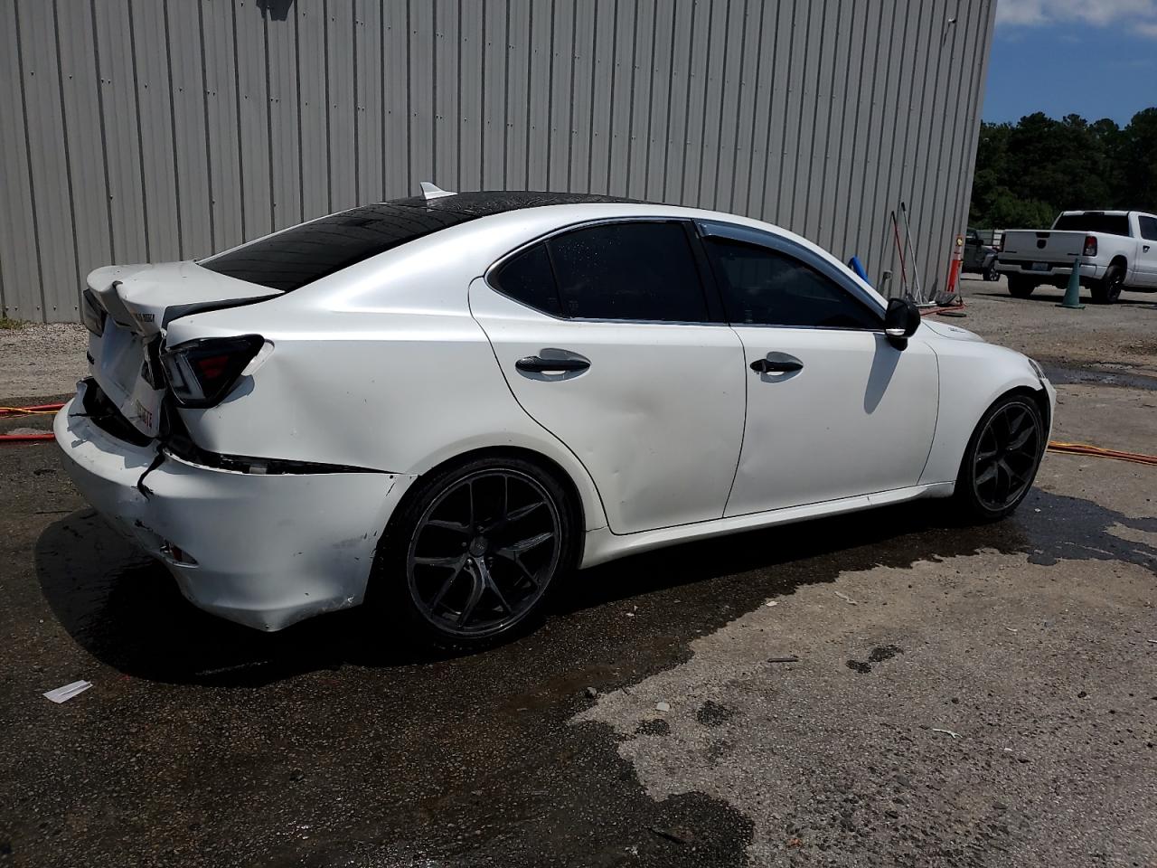 2008 Lexus Is 250 Base White vin: JTHBK262885075534