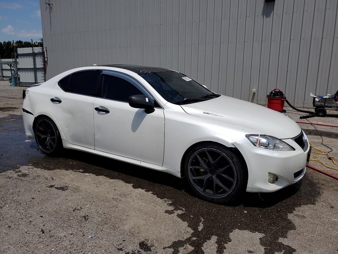 2008 Lexus Is 250 Base White vin: JTHBK262885075534