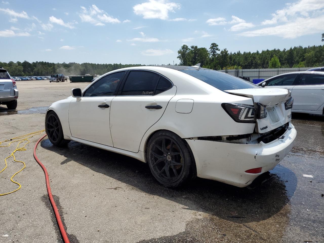 2008 Lexus Is 250 Base White vin: JTHBK262885075534