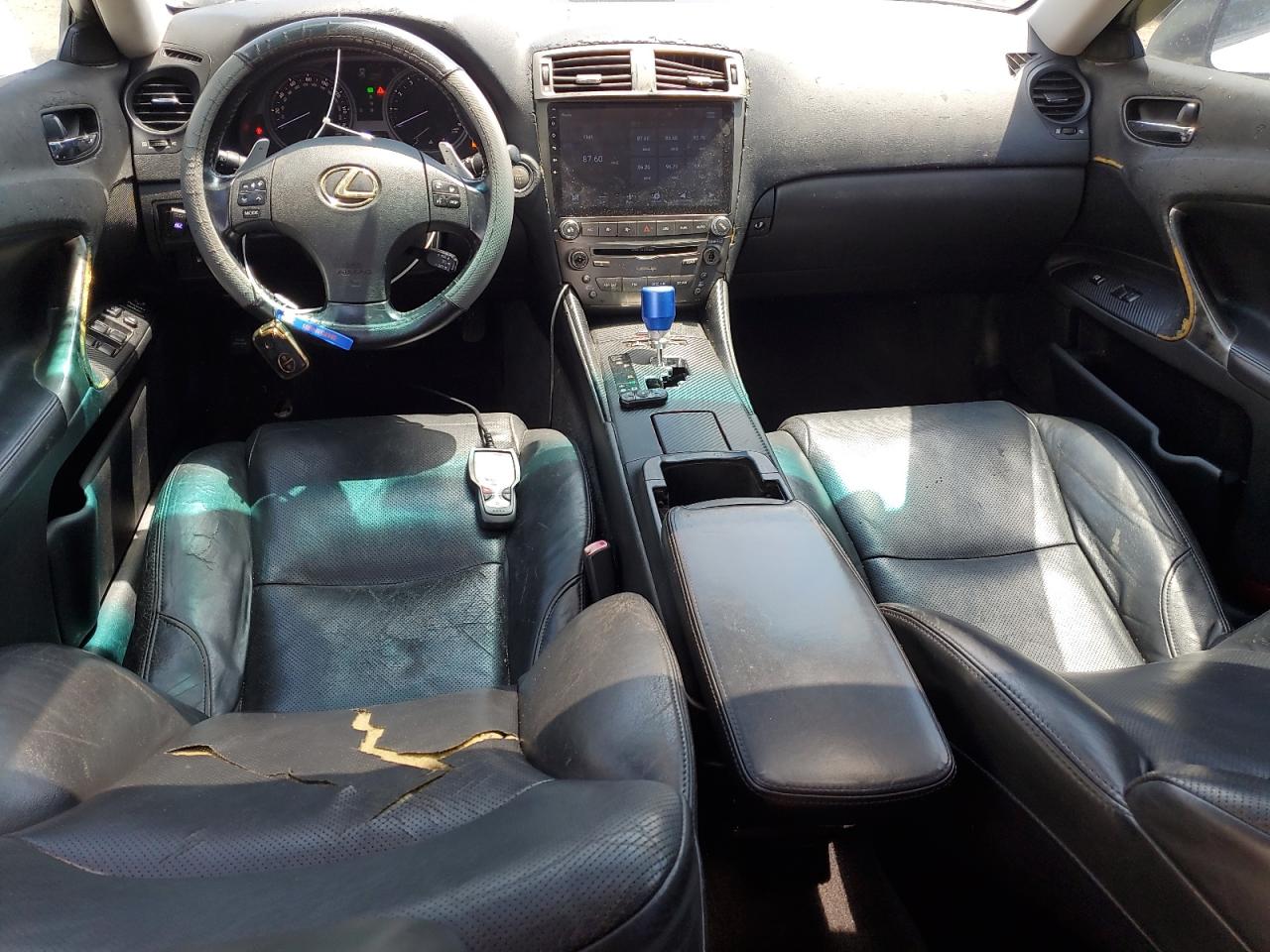 2008 Lexus Is 250 Base White vin: JTHBK262885075534