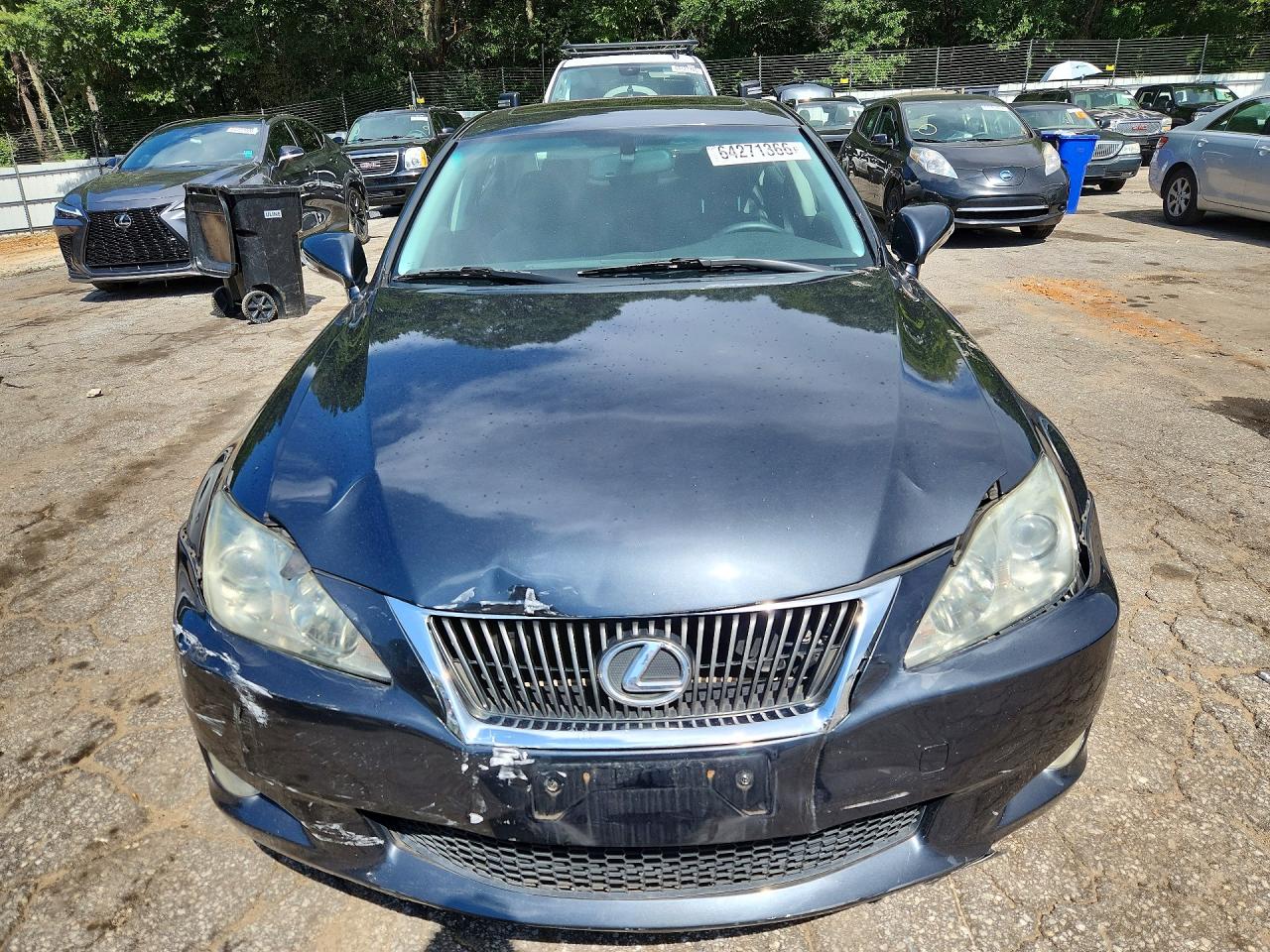 2009 Lexus Is 250 Base Charcoal vin: JTHBK262895091749
