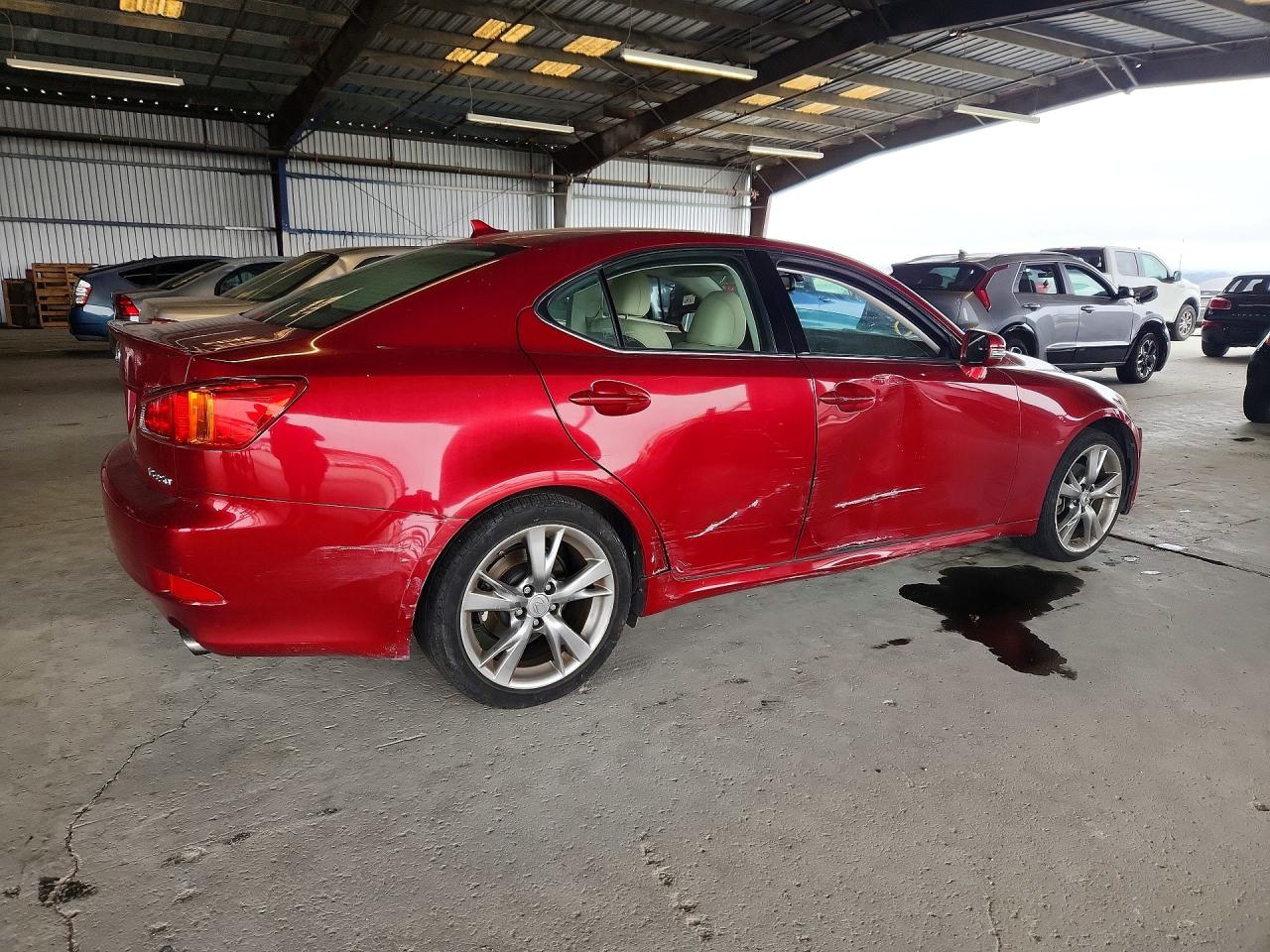 2009 Lexus Is 250 Base Red vin: JTHBK262895104130