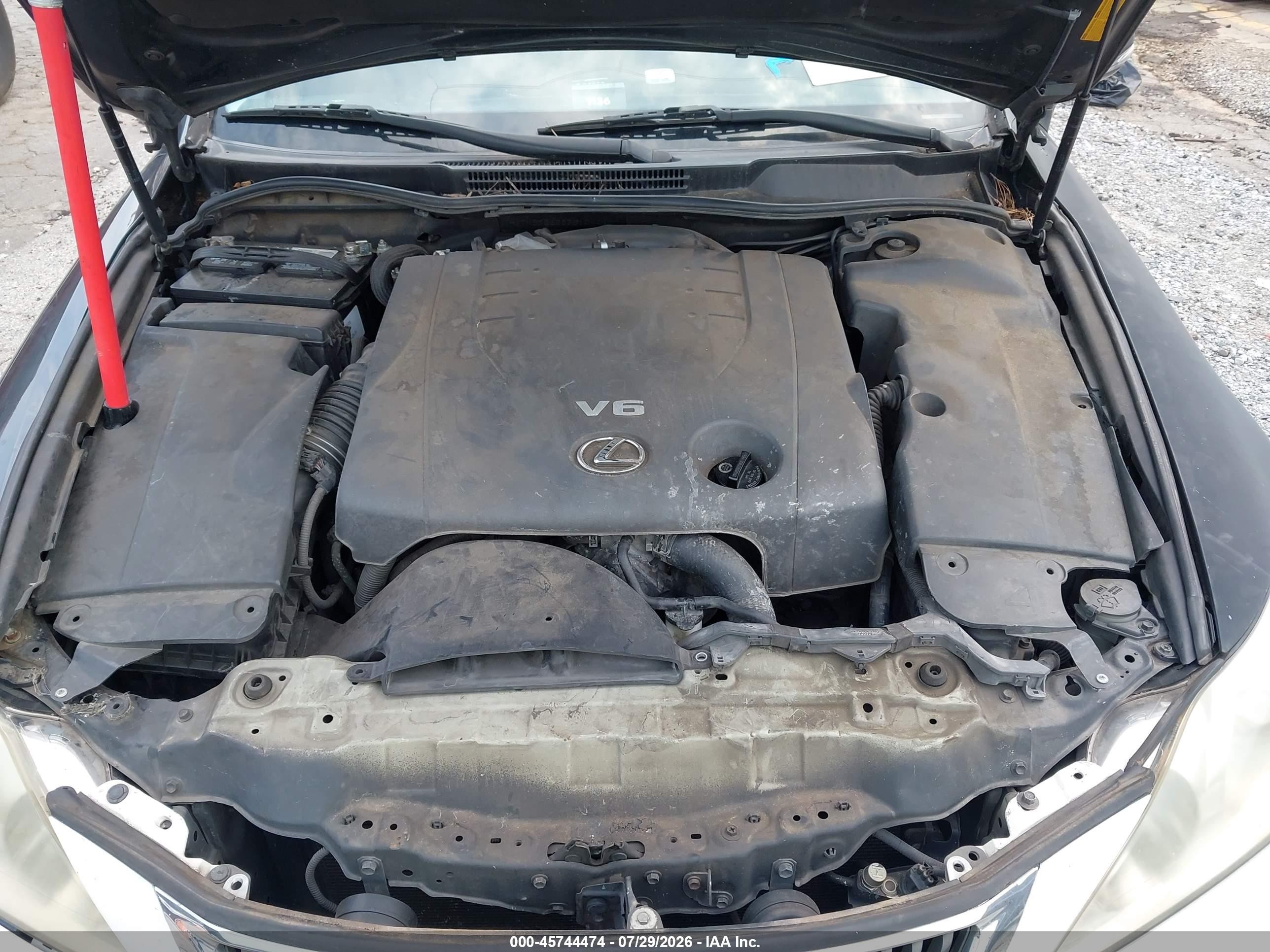 2009 Lexus Is 250   Black vin: JTHBK262895104645