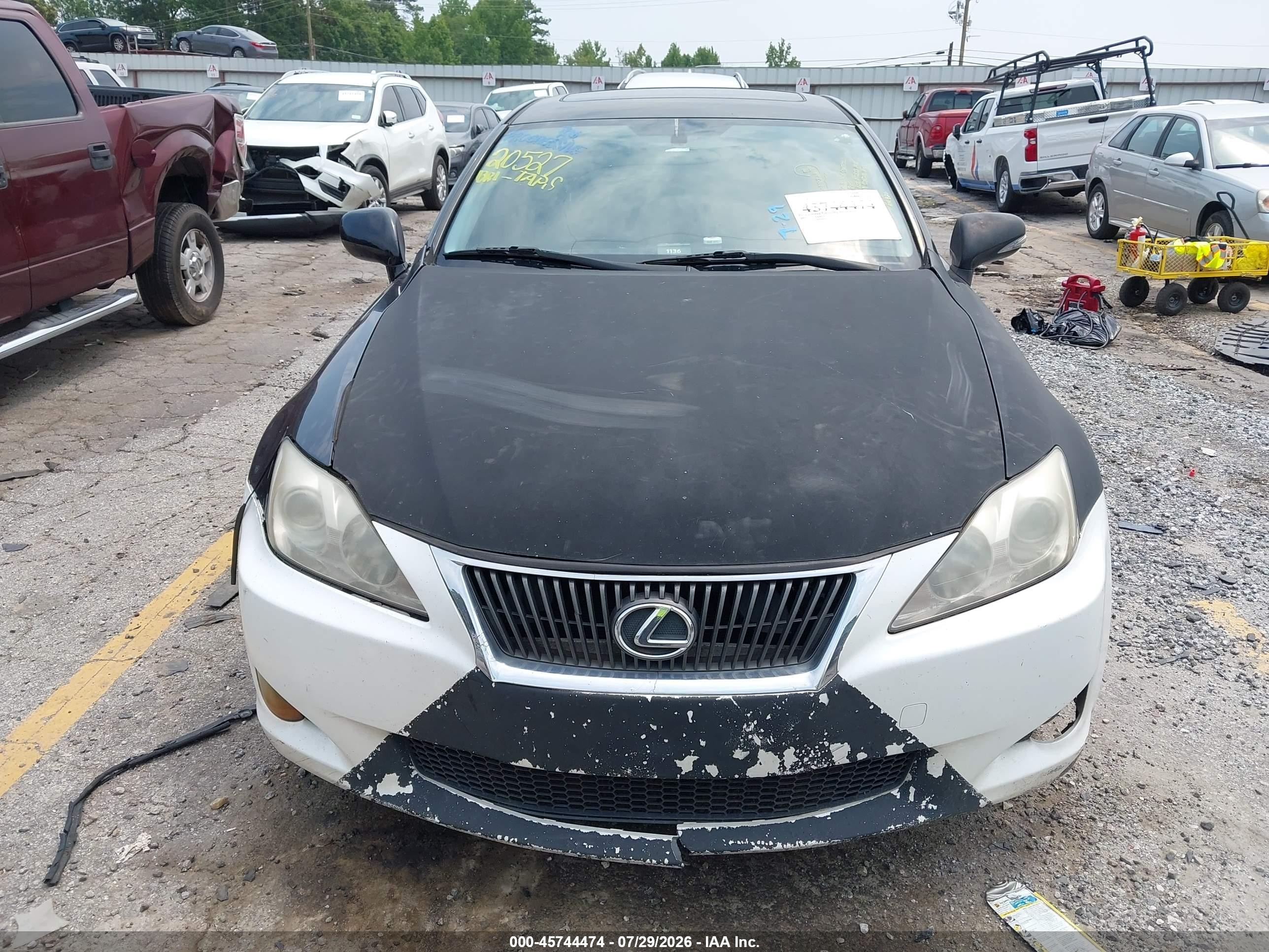 2009 Lexus Is 250   Black vin: JTHBK262895104645