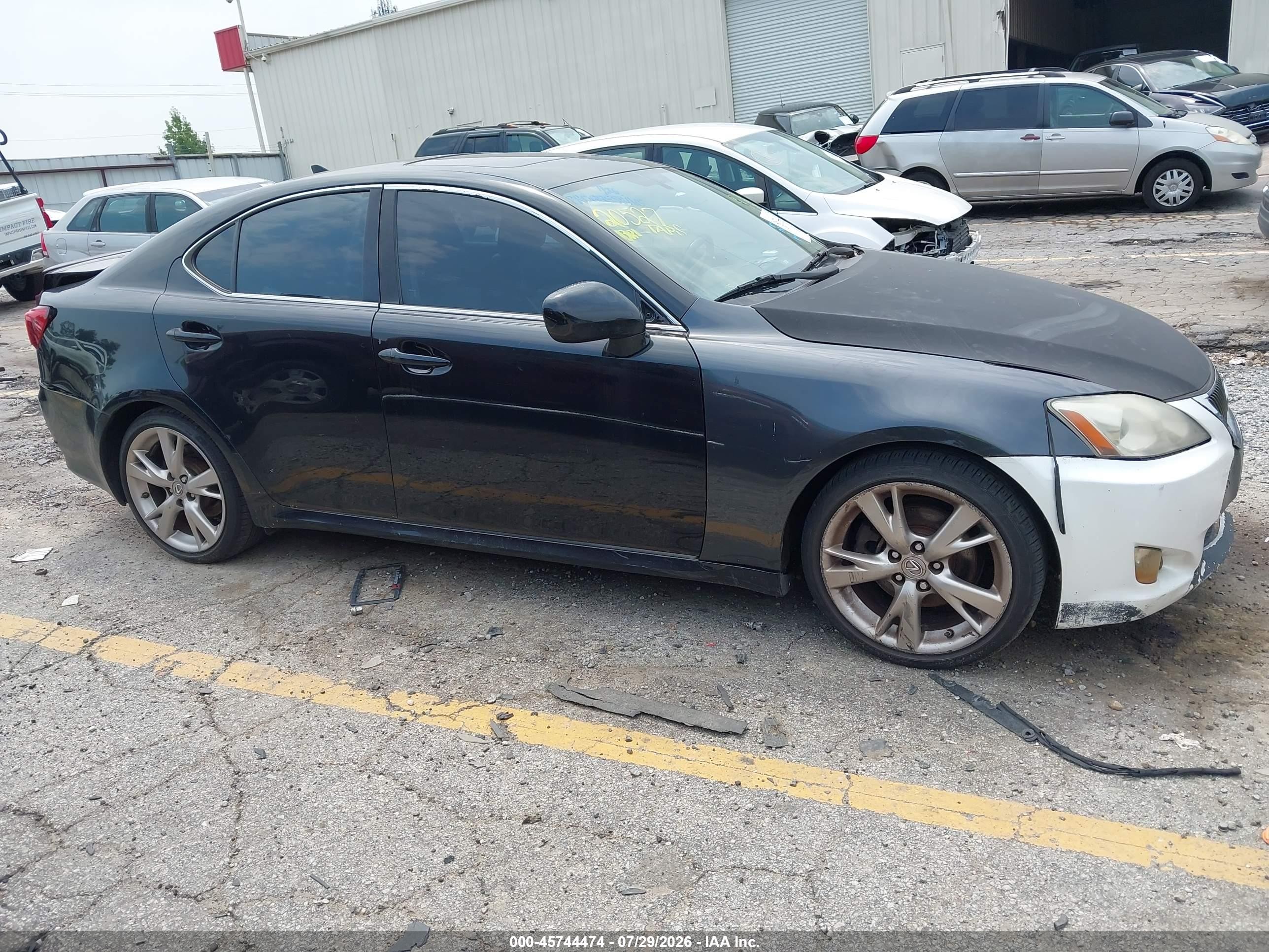 2009 Lexus Is 250   Black vin: JTHBK262895104645