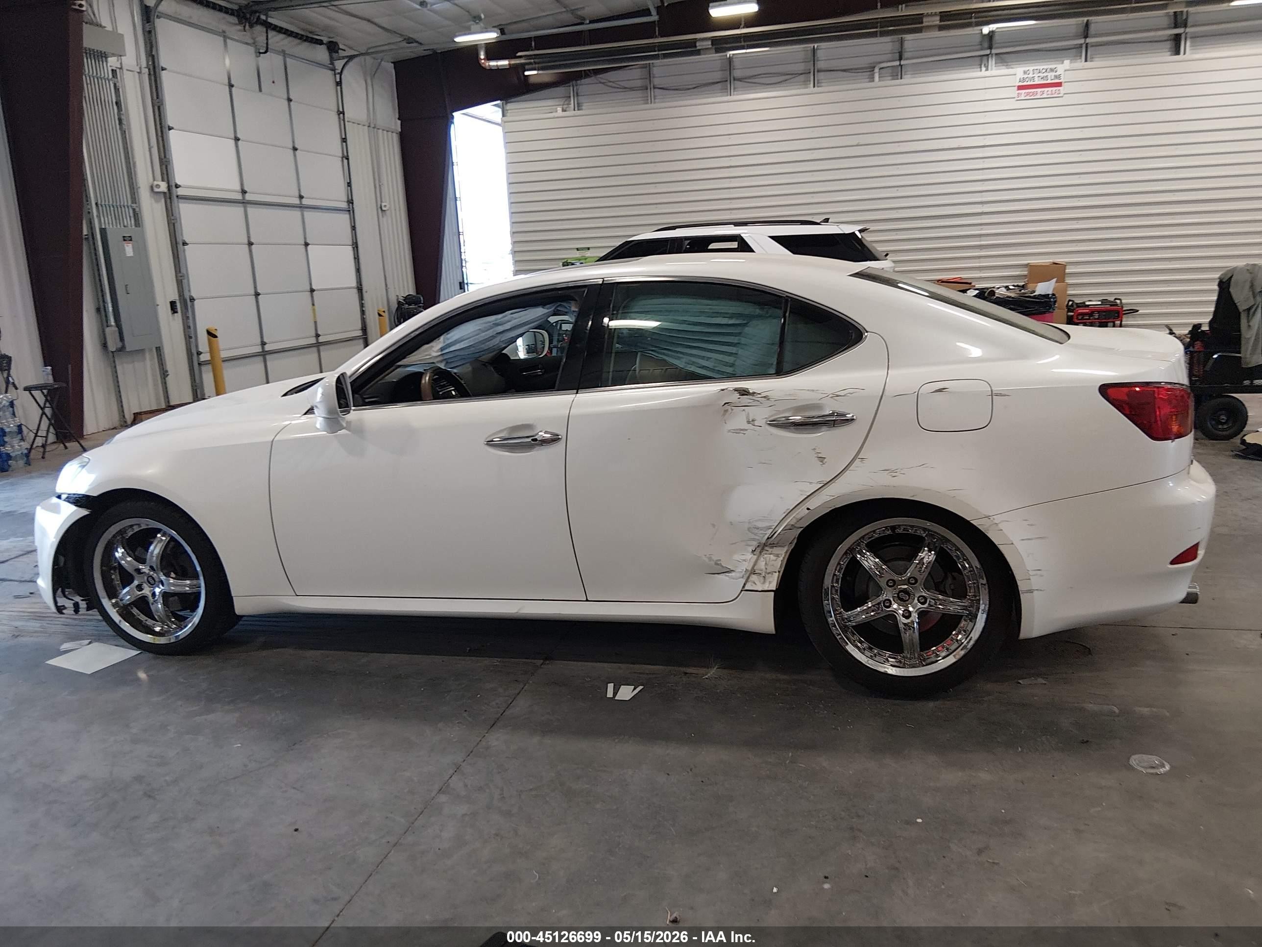 2006 Lexus Is 250 White vin: JTHBK262965007174