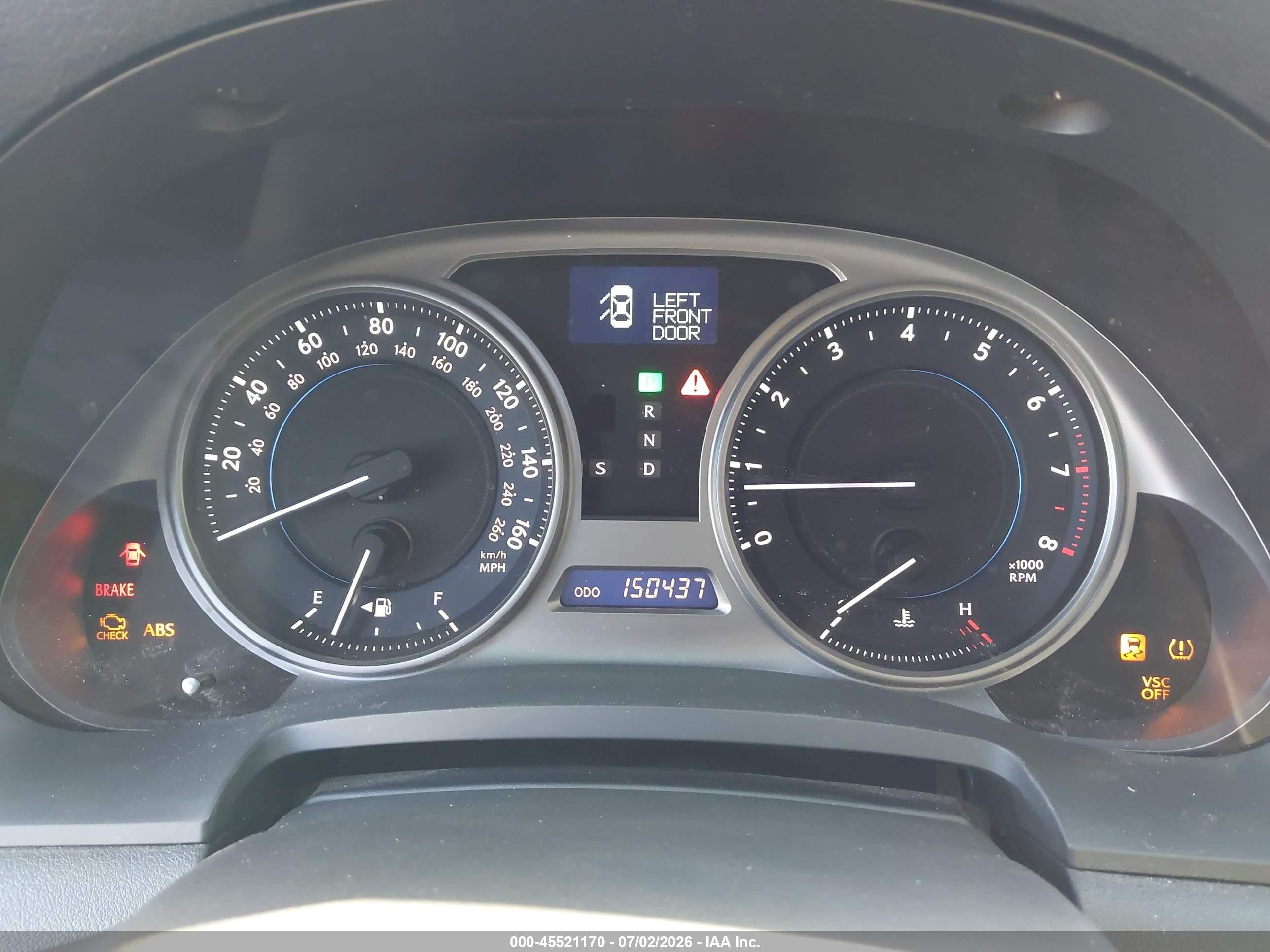 2007 Lexus Is 250 Black vin: JTHBK262972047709